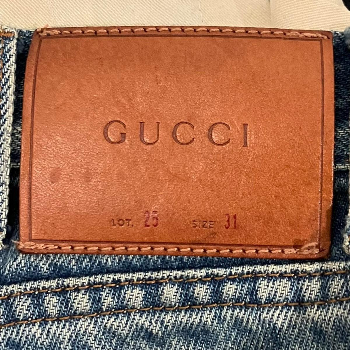 GUCCI 刺繍デニムパンツ452544 古着・中古-7枚目のアイテム画像