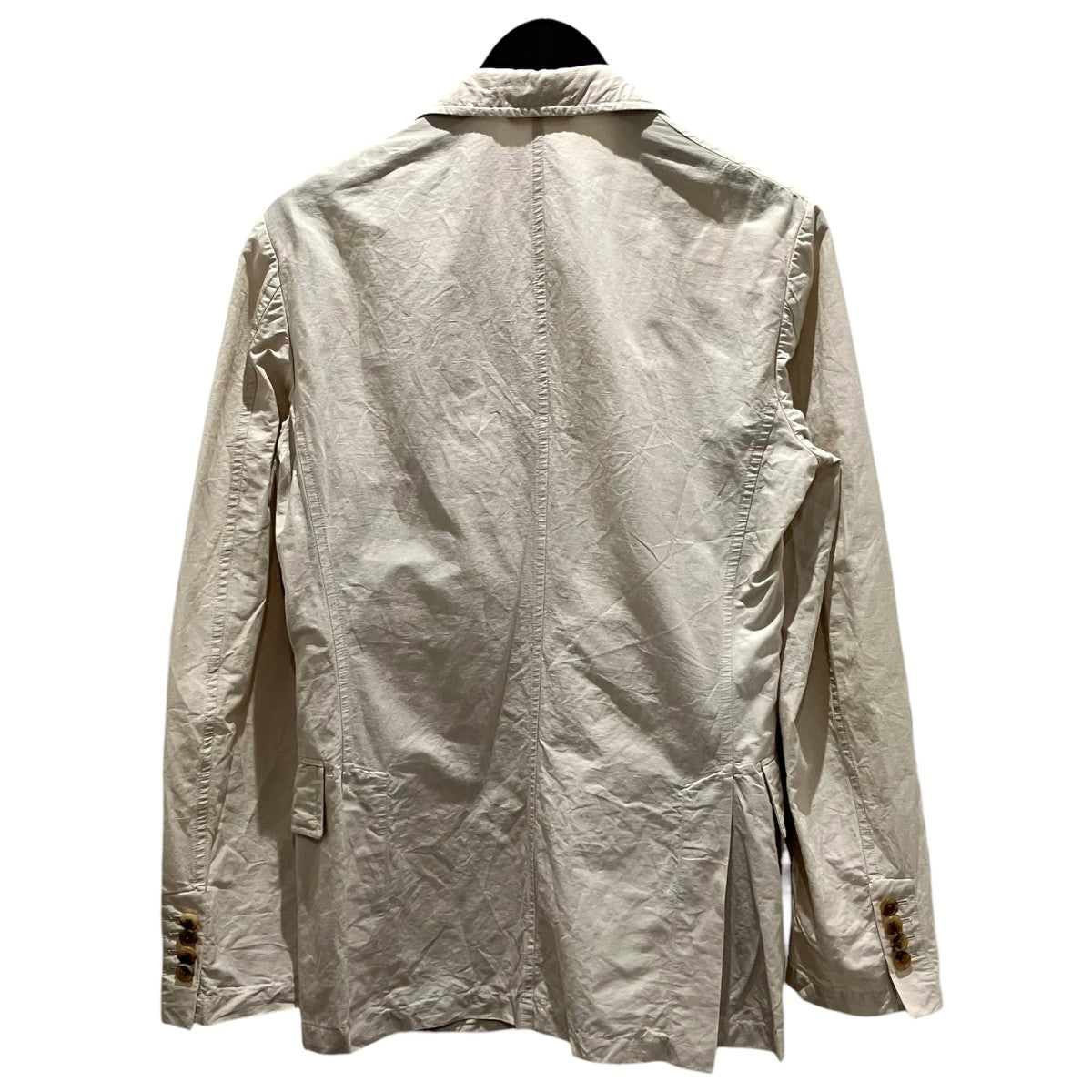 HERMES コットンリネンテーラードジャケットG19906T 古着・中古-2枚目のアイテム画像
