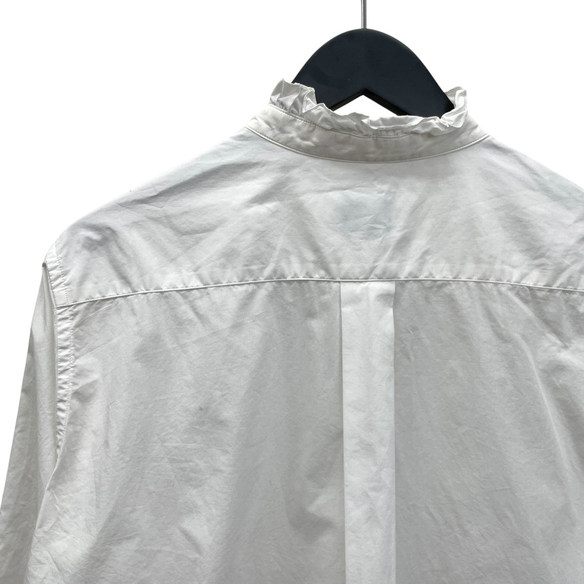 UNITED ARROWS フリルスタンドカラーカラーシャツ 古着・中古-4枚目のアイテム画像