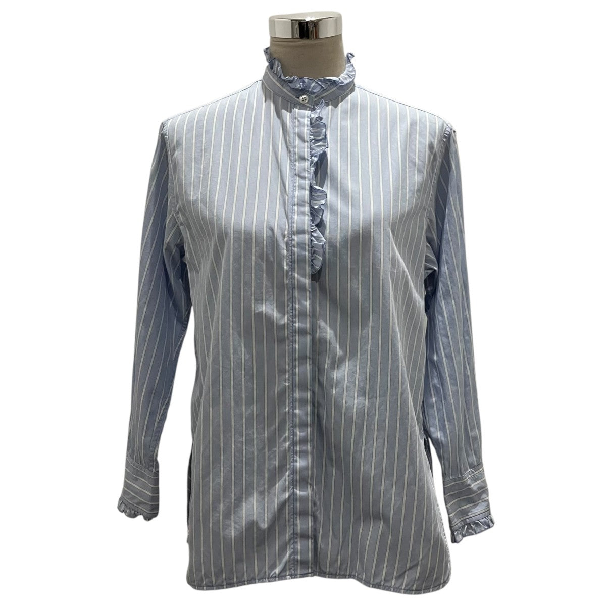 UNITED ARROWS フリルスタンドカラーシャツ1521-162-1414 古着・中古-1枚目のアイテム画像