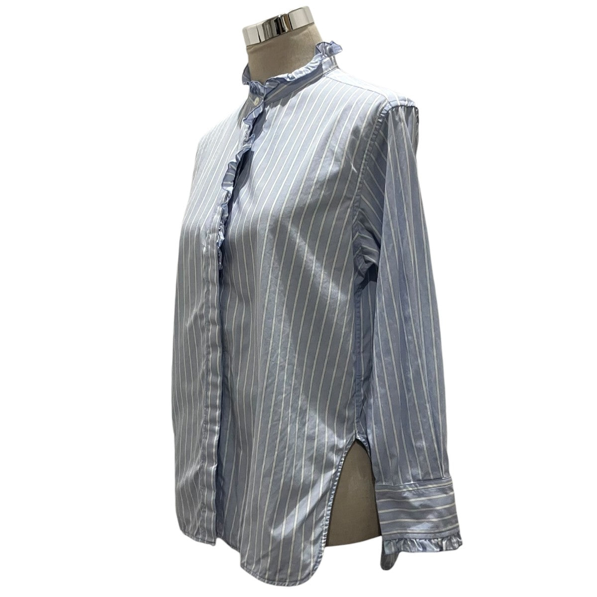 UNITED ARROWS フリルスタンドカラーシャツ1521-162-1414 古着・中古-3枚目のアイテム画像