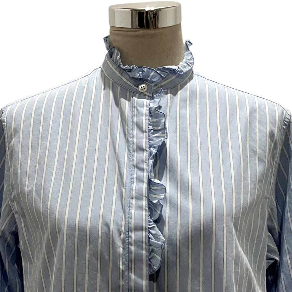 UNITED ARROWS フリルスタンドカラーシャツ1521-162-1414 古着・中古-4枚目のアイテム画像