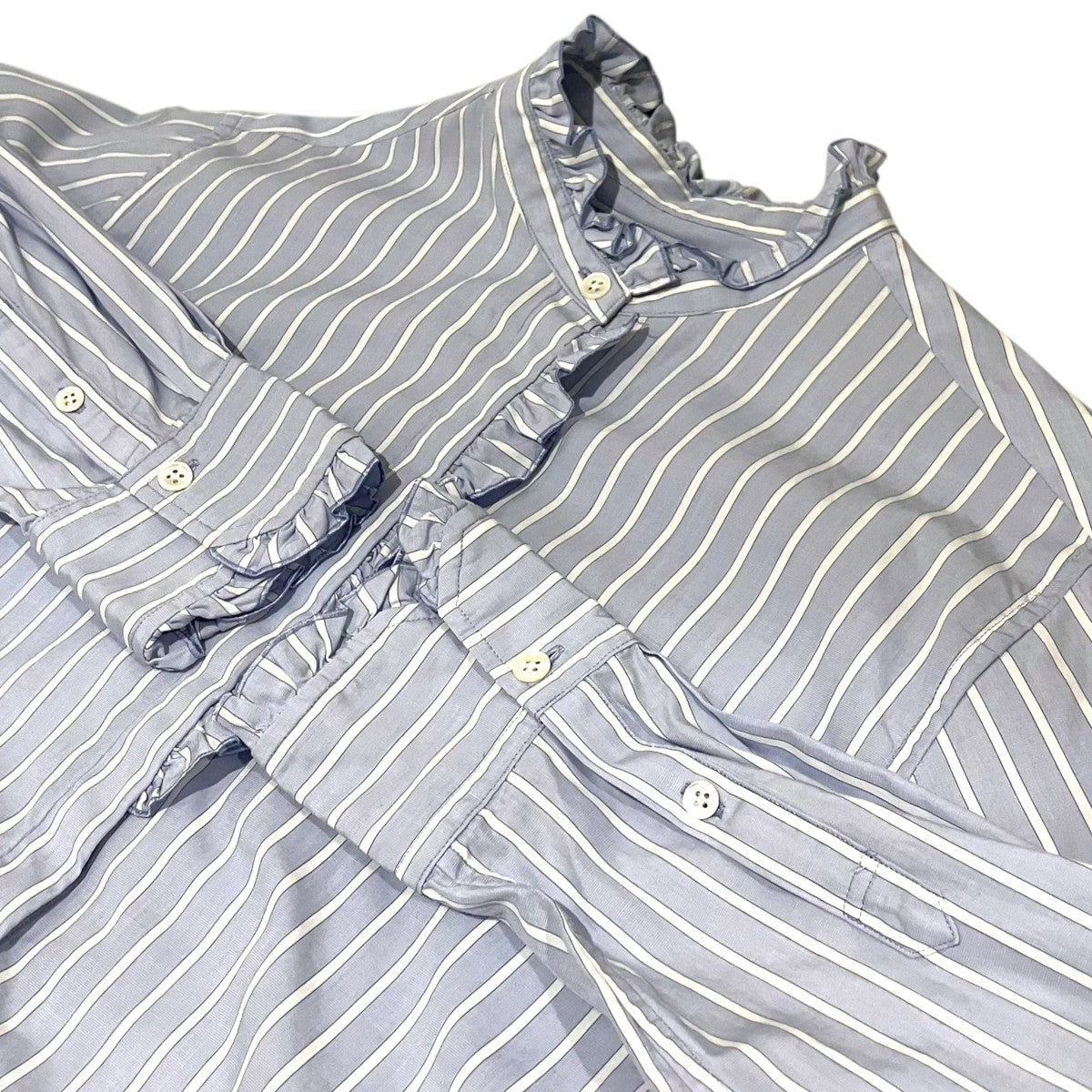 UNITED ARROWS フリルスタンドカラーシャツ1521-162-1414 古着・中古-6枚目のアイテム画像