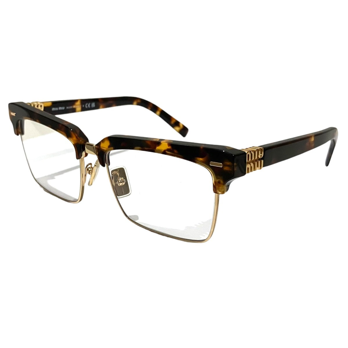 MIU MIU 眼鏡VMU11X 古着・中古-1枚目のアイテム画像