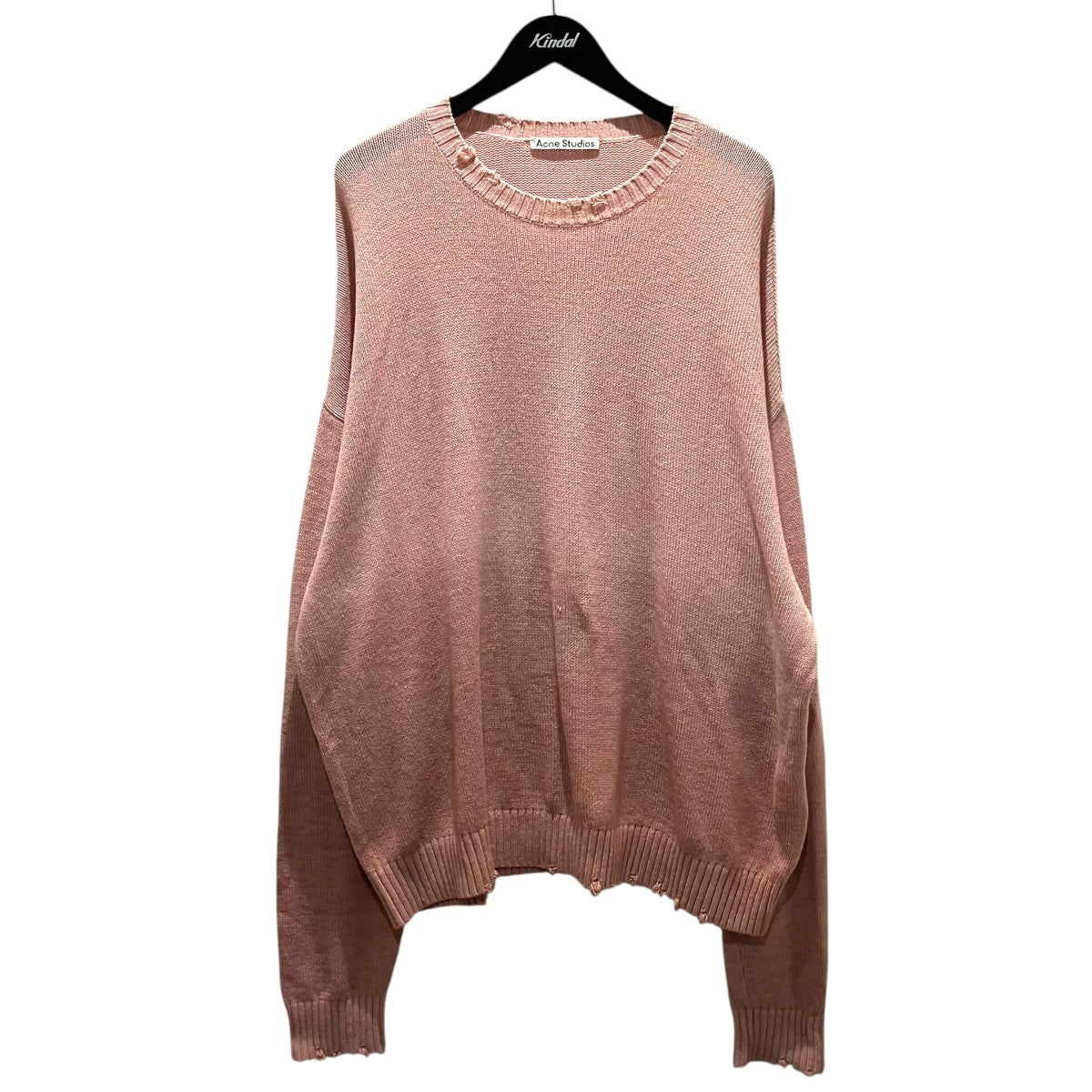 ACNE STUDIOS ダメージクルーネックニットFN-MN-KNIT000275 古着・中古-1枚目のアイテム画像