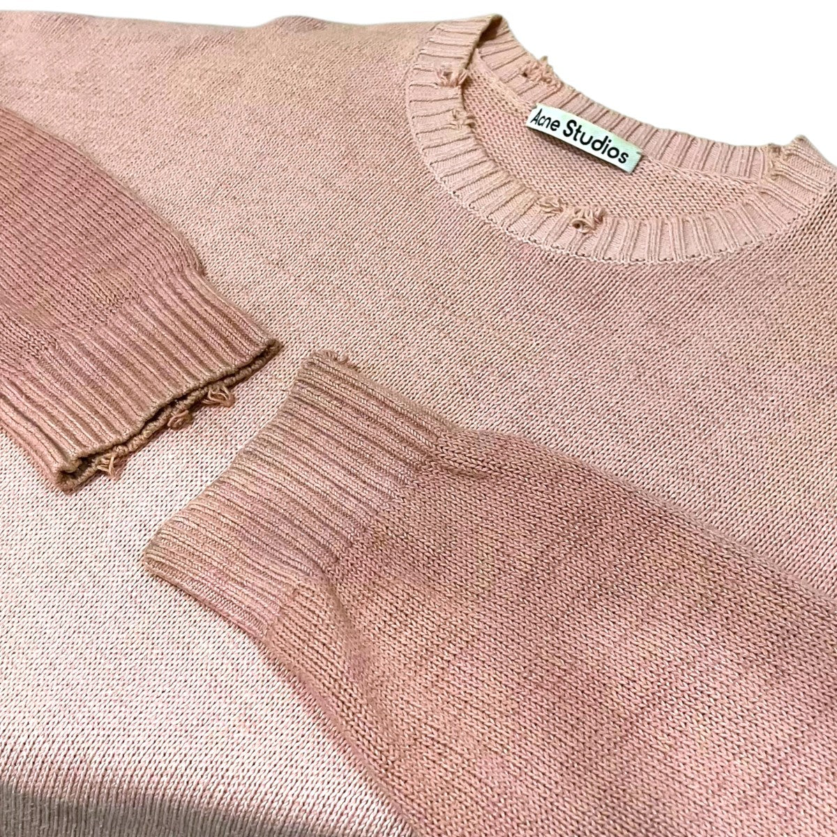 ACNE STUDIOS ダメージクルーネックニットFN-MN-KNIT000275 古着・中古-5枚目のアイテム画像