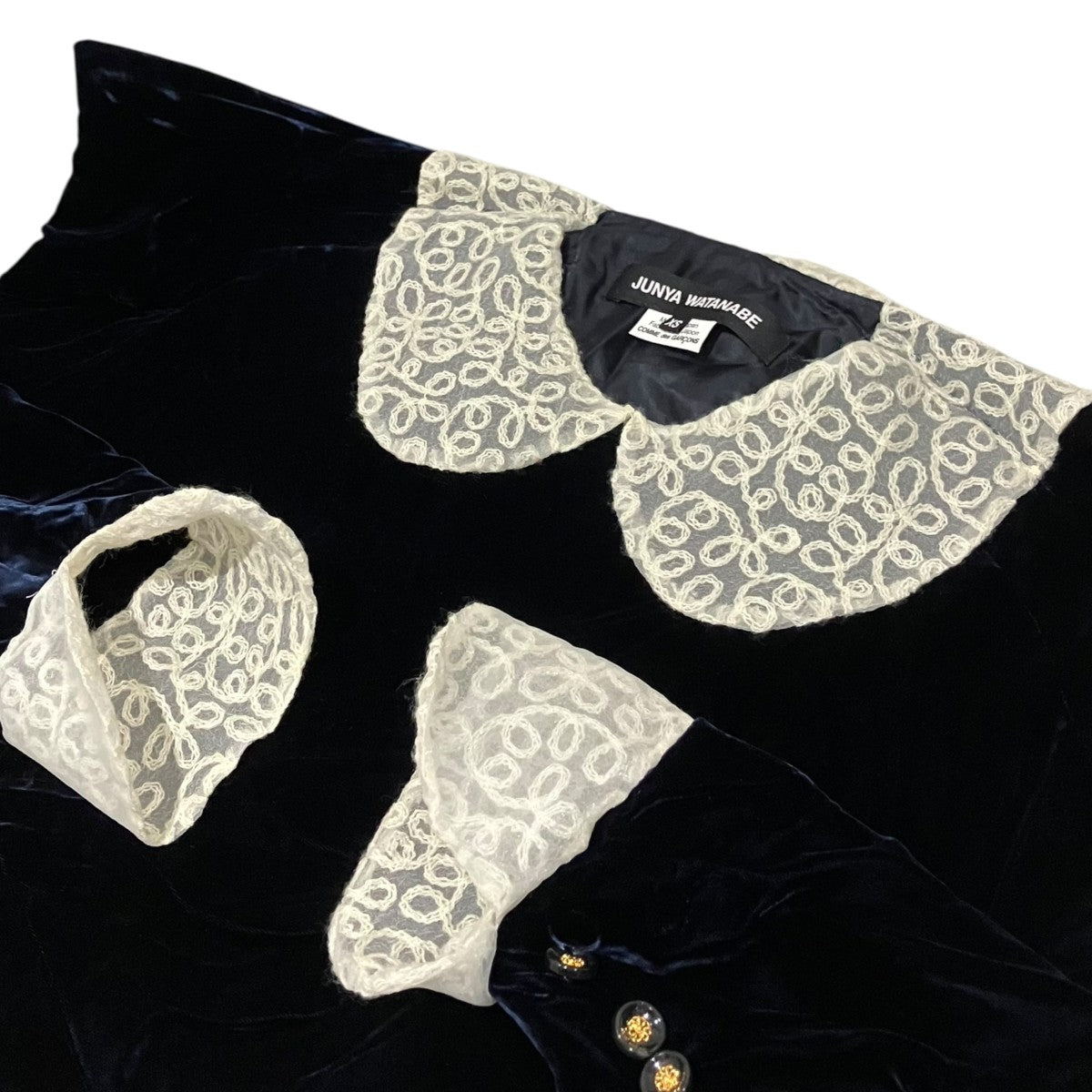 JUNYA WATANABE CDG ベルベットワンピースJP-O021 古着・中古-6枚目のアイテム画像