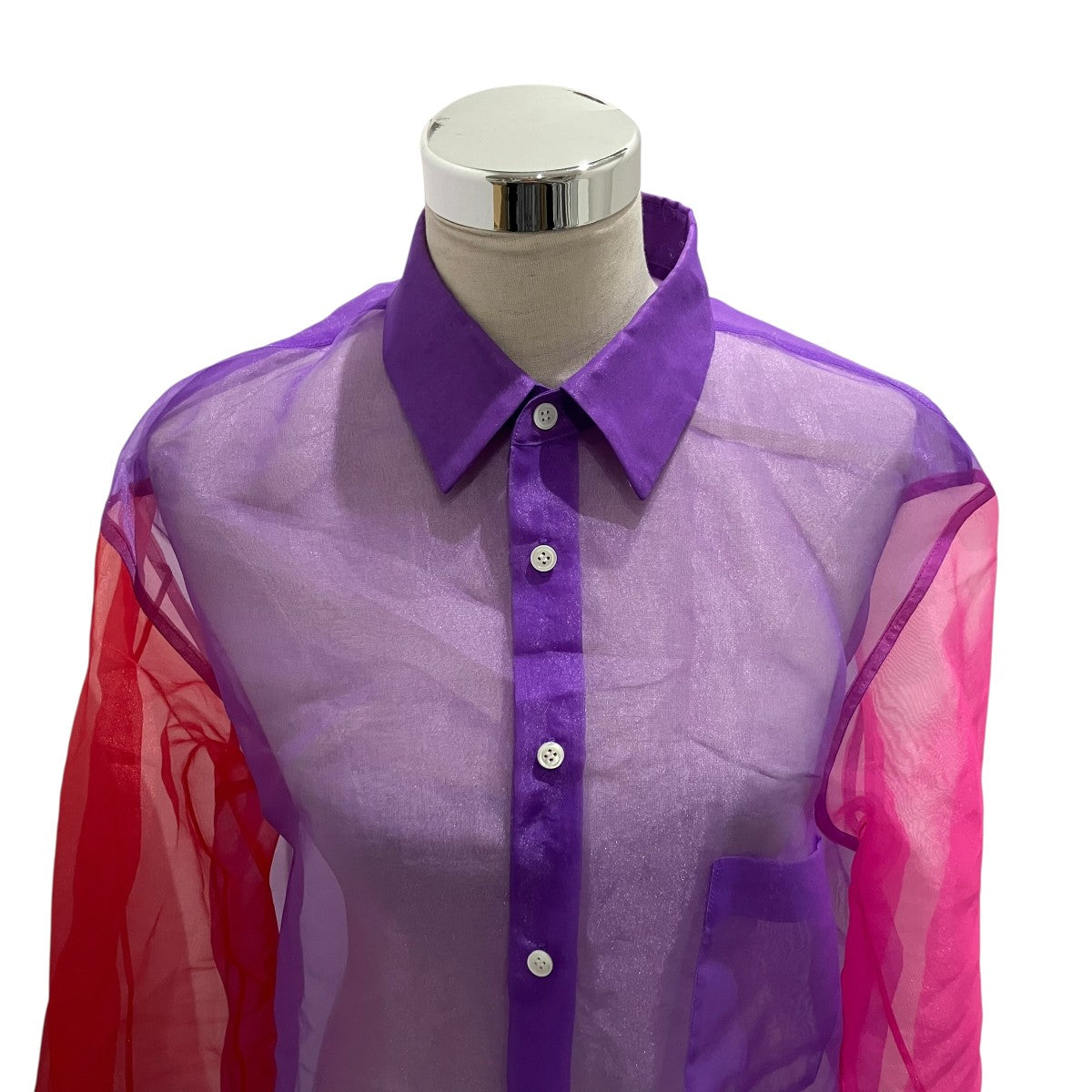 COMME des GARCONS シアーシャツGO-B010 古着・中古-3枚目のアイテム画像