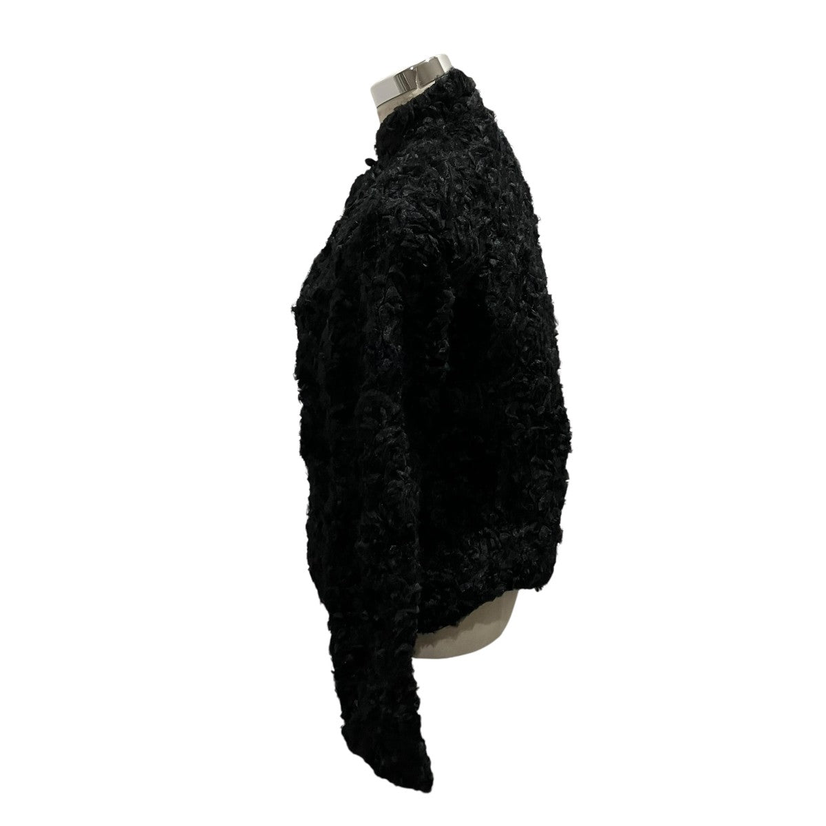 COMME des GARCONS Curly Ruffle Mesh JacketチャイナジャケットRP-J031 古着・中古-5枚目のアイテム画像