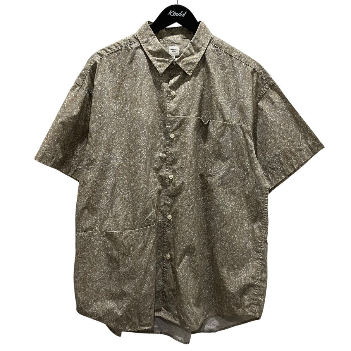 RANDT ペイズリー柄半袖シャツ 古着・中古-1枚目のアイテム画像