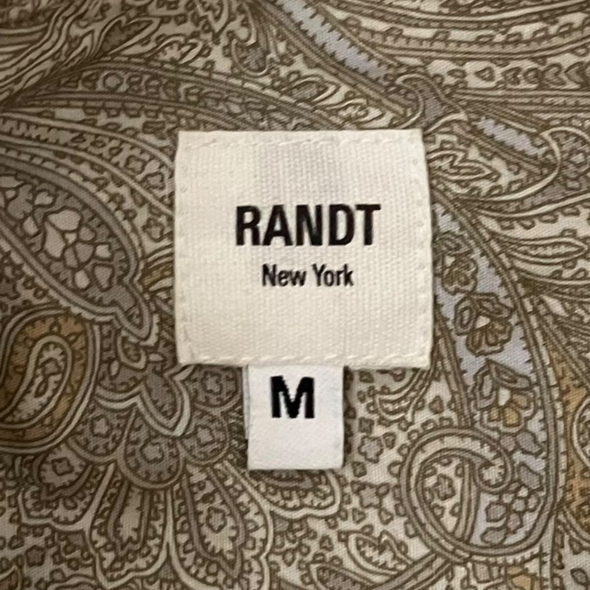 RANDT ペイズリー柄半袖シャツ 古着・中古-6枚目のアイテム画像