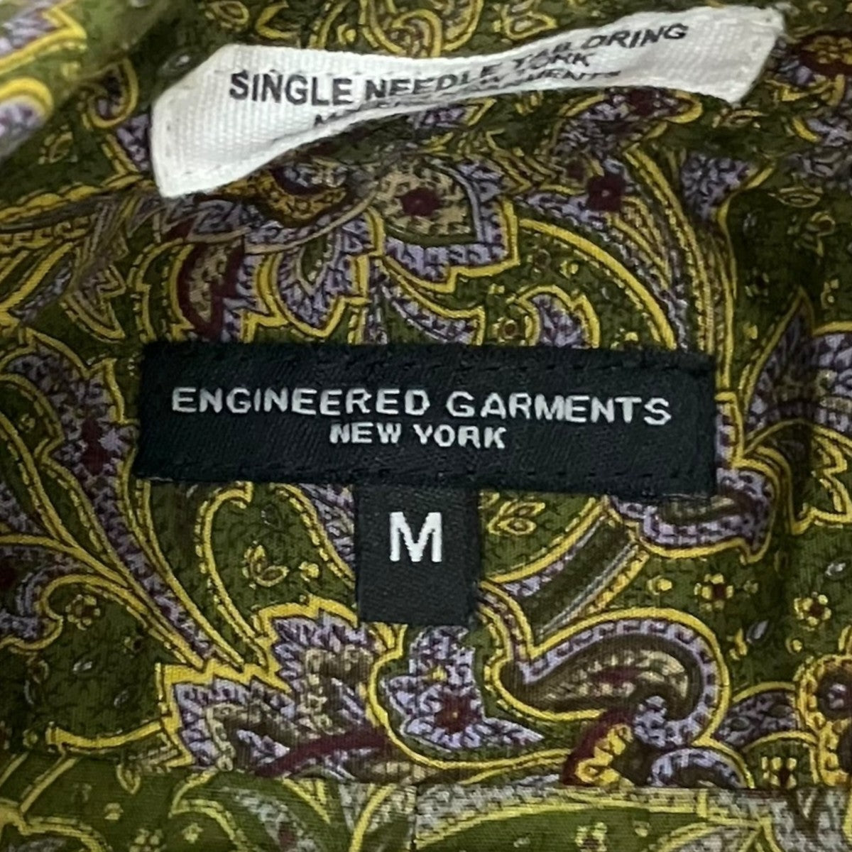 Engineered Garments 【19 Century BD Shirt】ペイズリー柄長袖シャツ 古着・中古-6枚目のアイテム画像