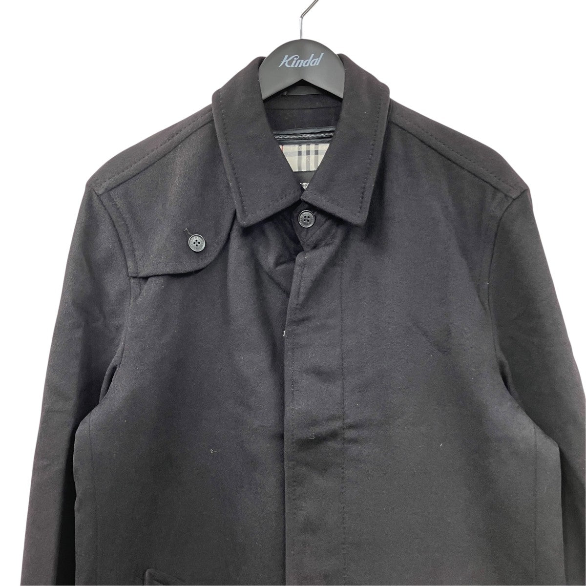 BURBERRY BLACK LABEL ライナー付ステンカラーコート 古着・中古-3枚目のアイテム画像