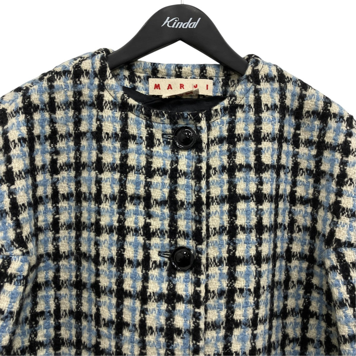 MARNI(マルニ) 切替ジャケット GIMA0127QU ホワイト×ネイビー サイズ
