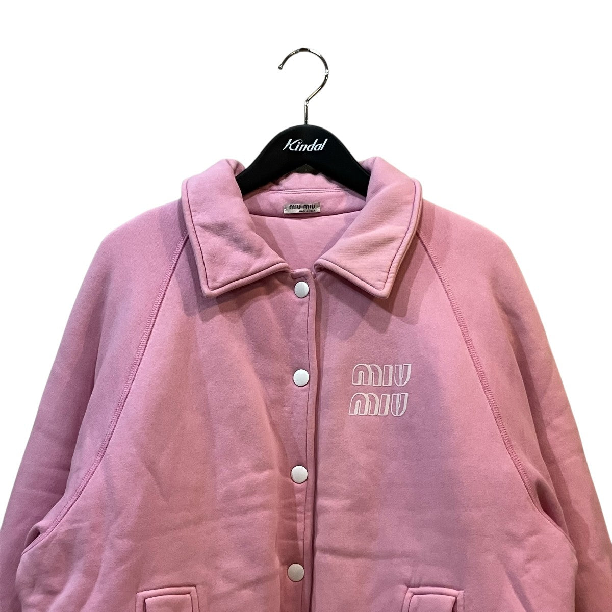 miu miu LEAGUE ピンクジャケット MIU MIU(ミュウミュウ) スウェットジャケットMJL780 MJL780 ピンク