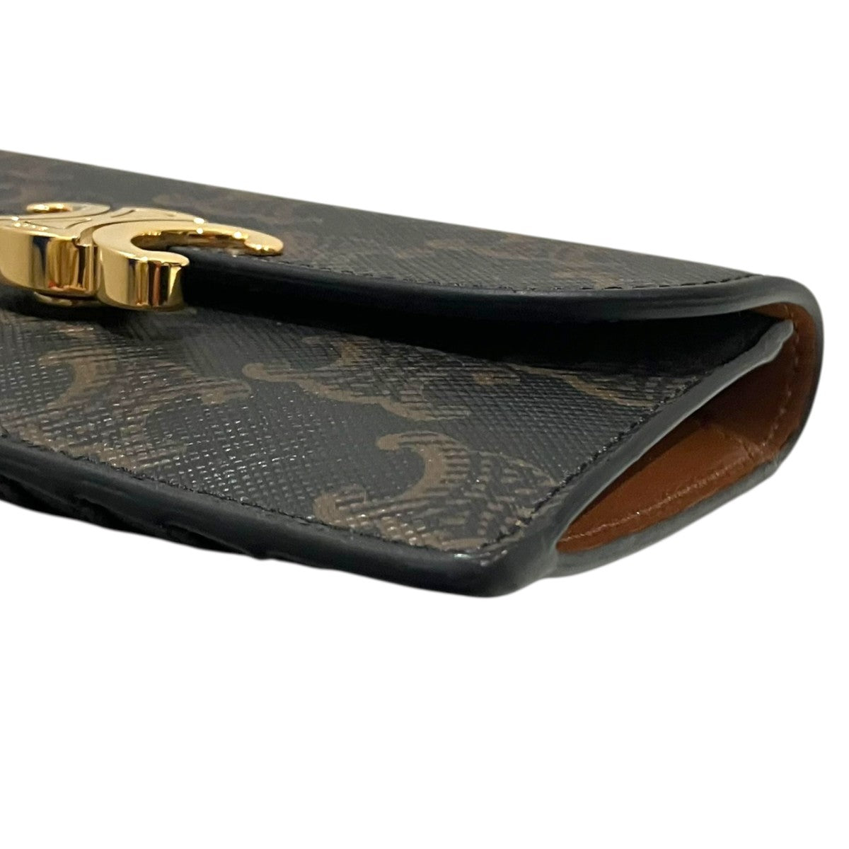 CELINE 【トリオンフフラップツキロングカードホルダー】カードケース10P072CQH.04LU 古着・中古-6枚目のアイテム画像