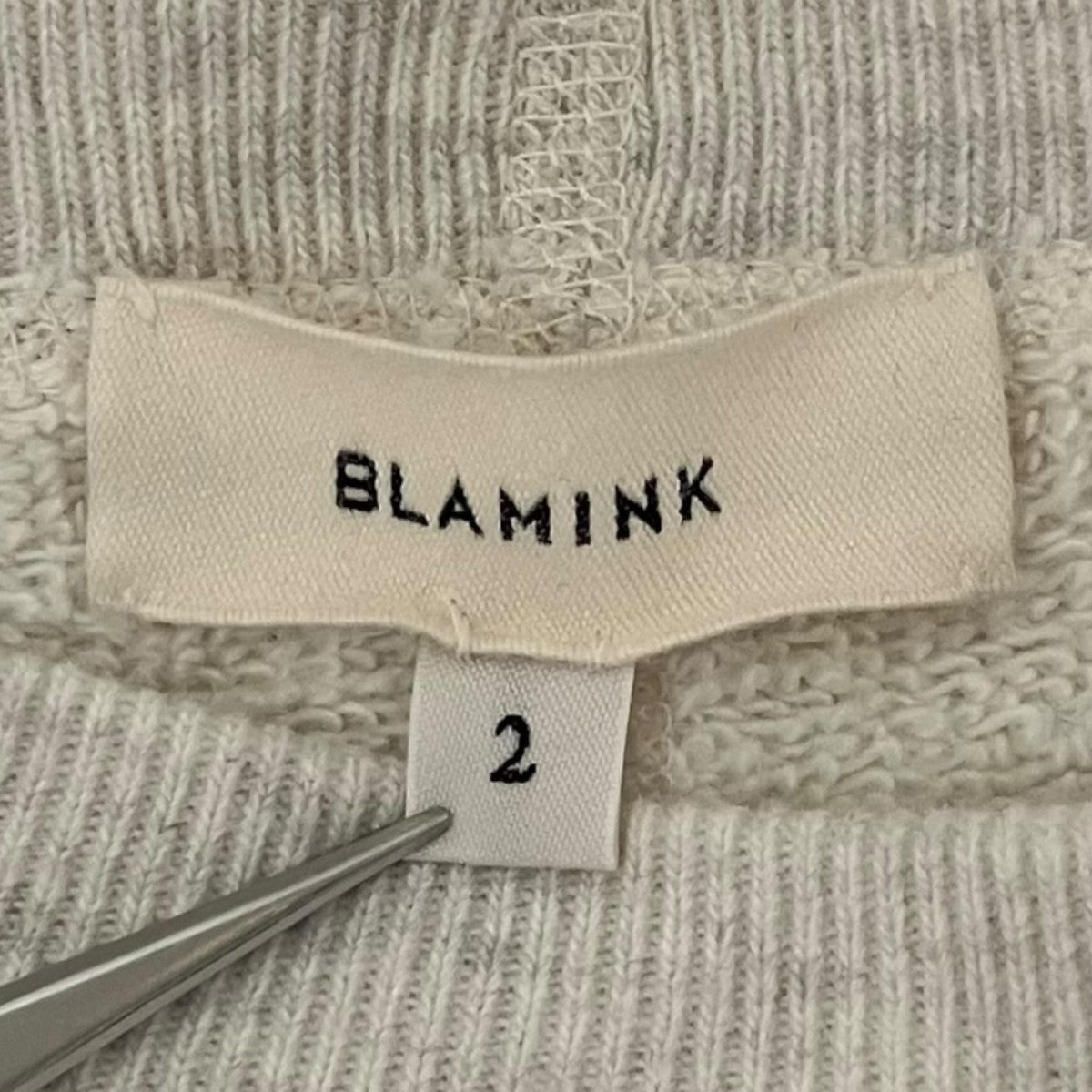 BLAMINK 【吊り裏毛 ロングスリーブ】ラグランスリーブスウェット7912-222-0034 古着・中古-7枚目のアイテム画像