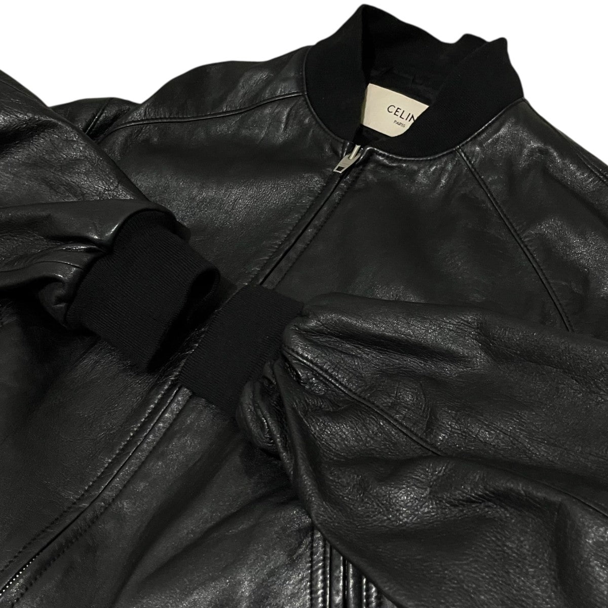 CELINE レザージャケット2E007417D 古着・中古-6枚目のアイテム画像