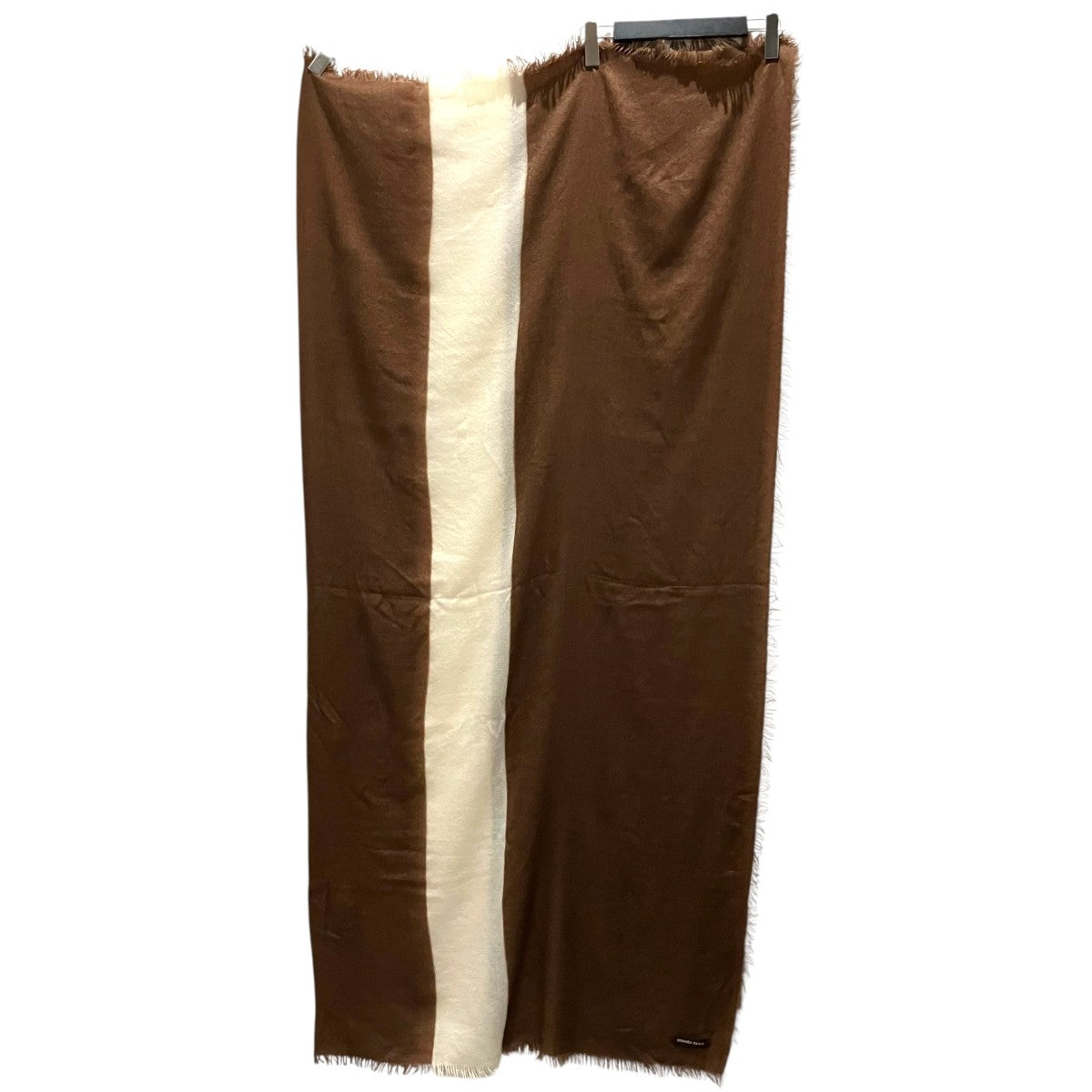 HERMES 大判カシミヤストール 古着・中古-2枚目のアイテム画像
