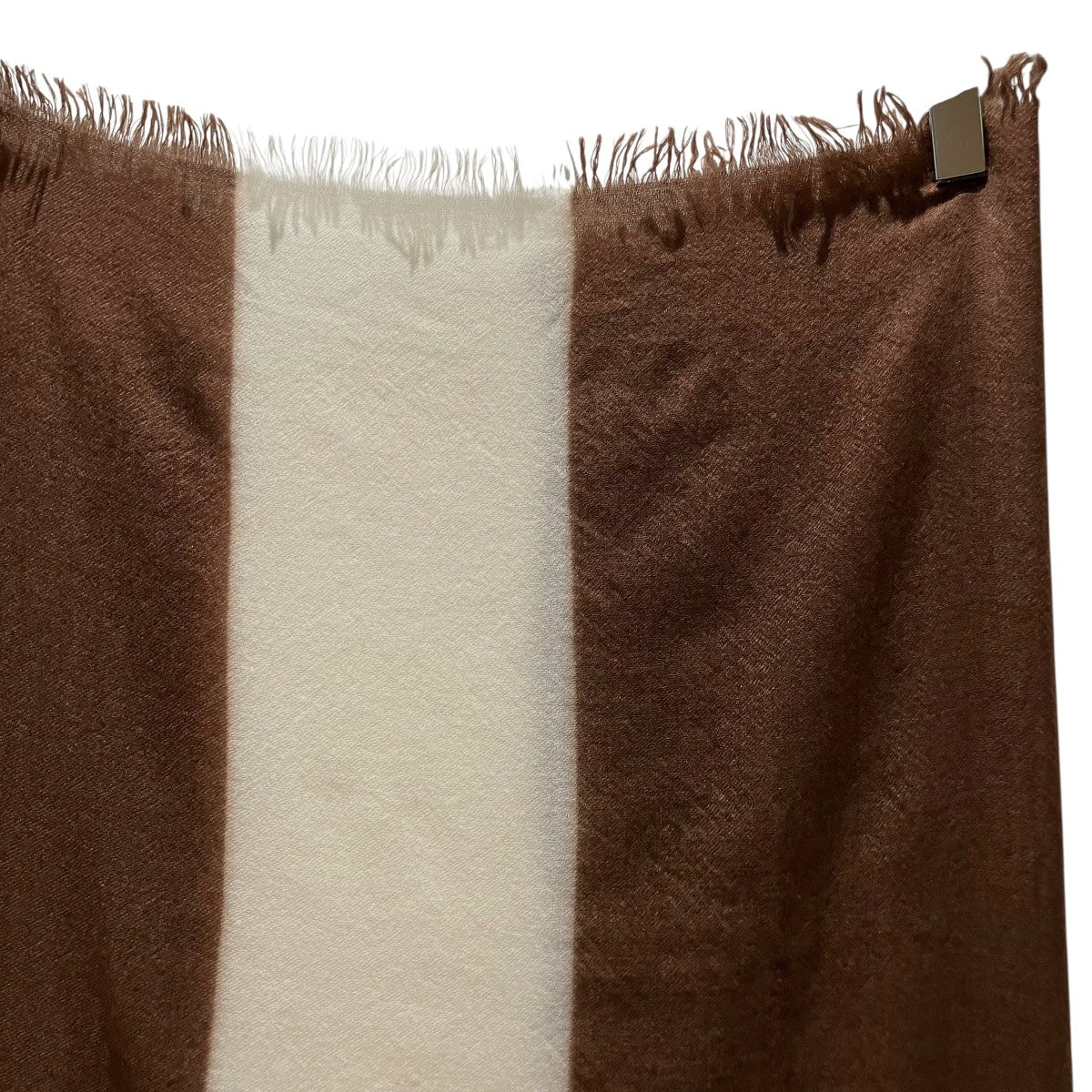HERMES 大判カシミヤストール 古着・中古-4枚目のアイテム画像