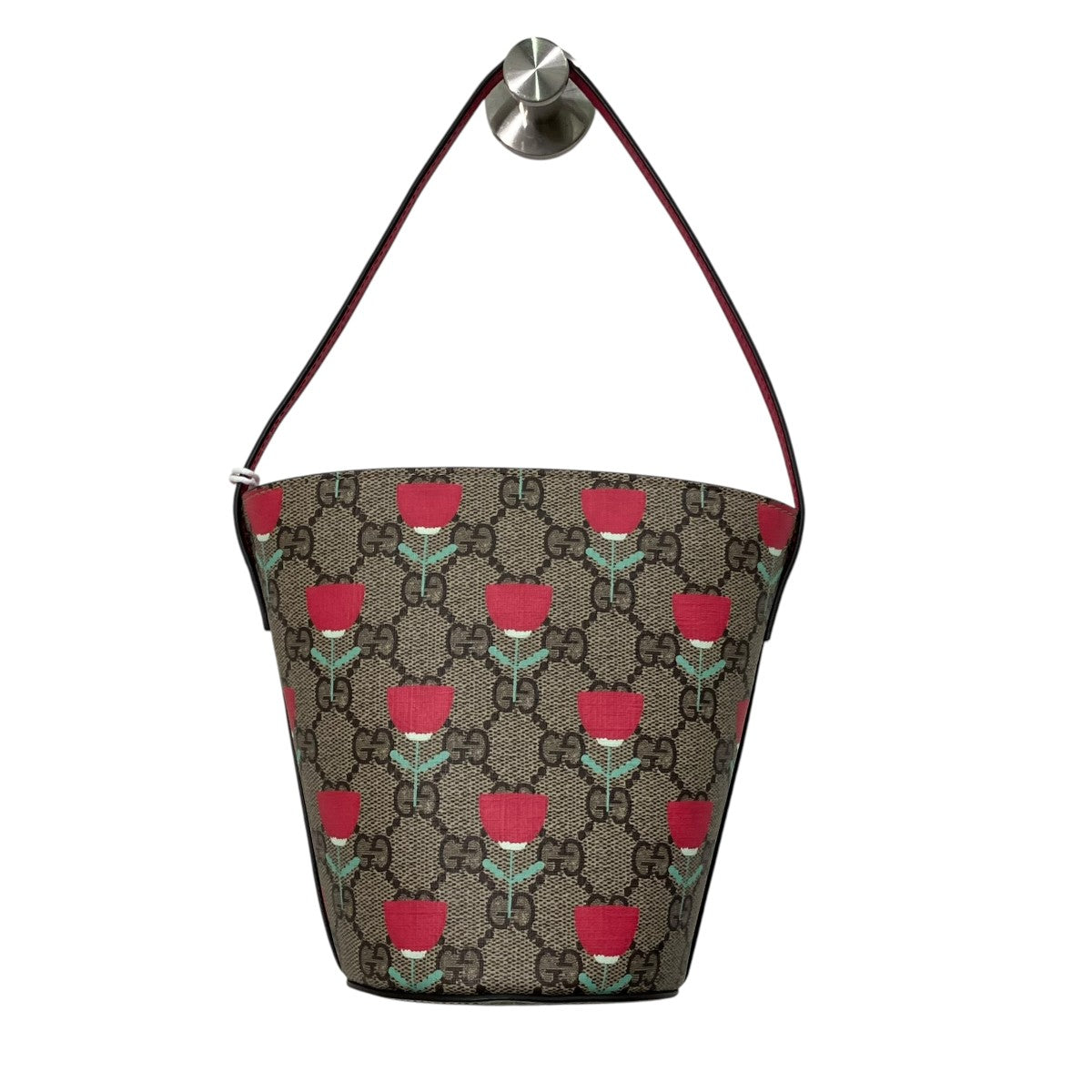 GUCCI GGスプリーム花柄バケットハンドバッグ752356 古着・中古-2枚目のアイテム画像