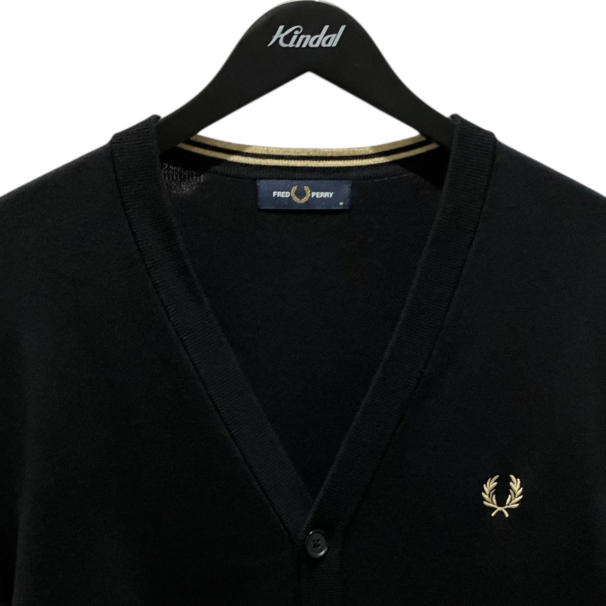 FRED PERRY カーディガン 古着・中古-3枚目のアイテム画像