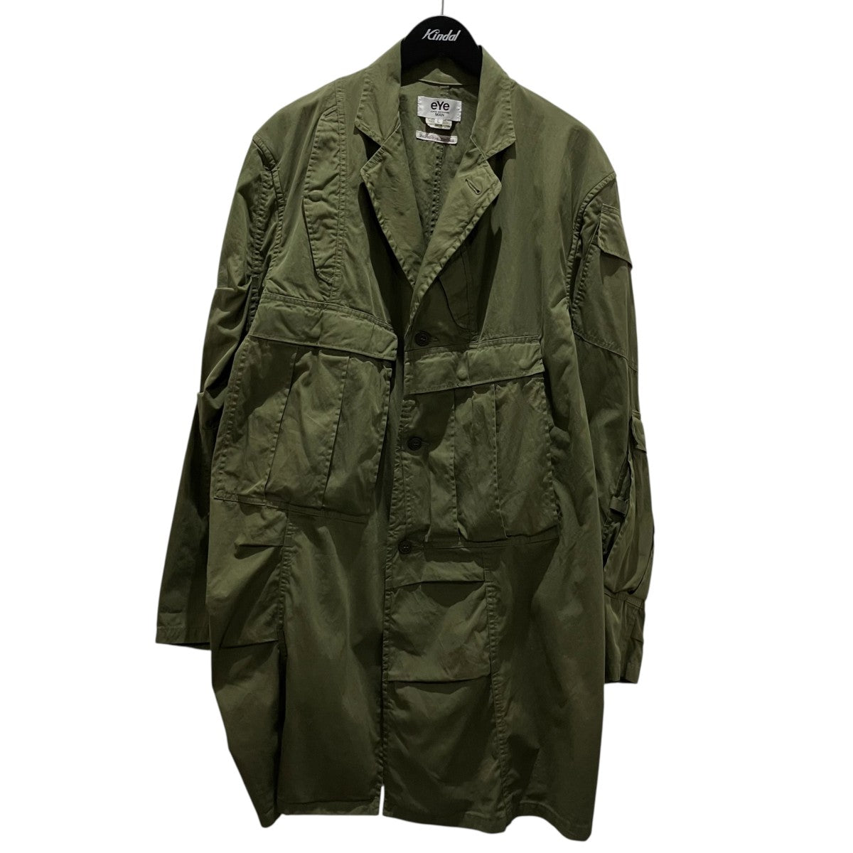 JUNYA WATANABE CDG×Rebuild by Needles 25SS【綿ナイロンオックス】再構築コートWP-C901 古着・中古-1枚目のアイテム画像