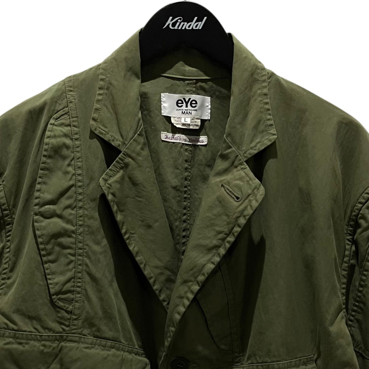 JUNYA WATANABE CDG×Rebuild by Needles 25SS【綿ナイロンオックス】再構築コートWP-C901 古着・中古-3枚目のアイテム画像