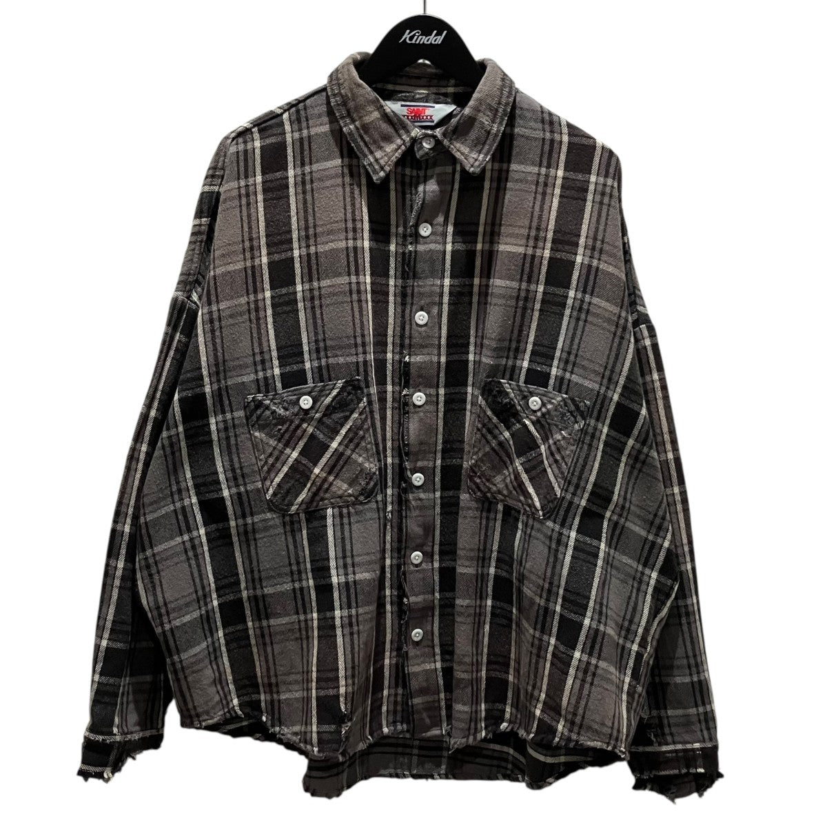 SAINT MICHAEL 【FRANNEL SHIRT】チェックシャツSM-YS1-0000-023 古着・中古-1枚目のアイテム画像