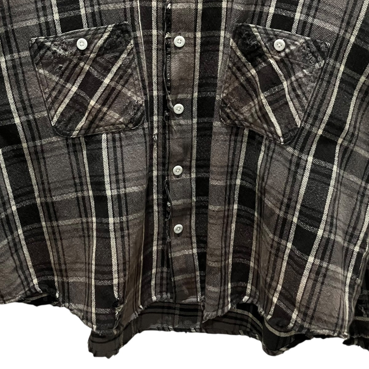 SAINT MICHAEL 【FRANNEL SHIRT】チェックシャツSM-YS1-0000-023 古着・中古-4枚目のアイテム画像