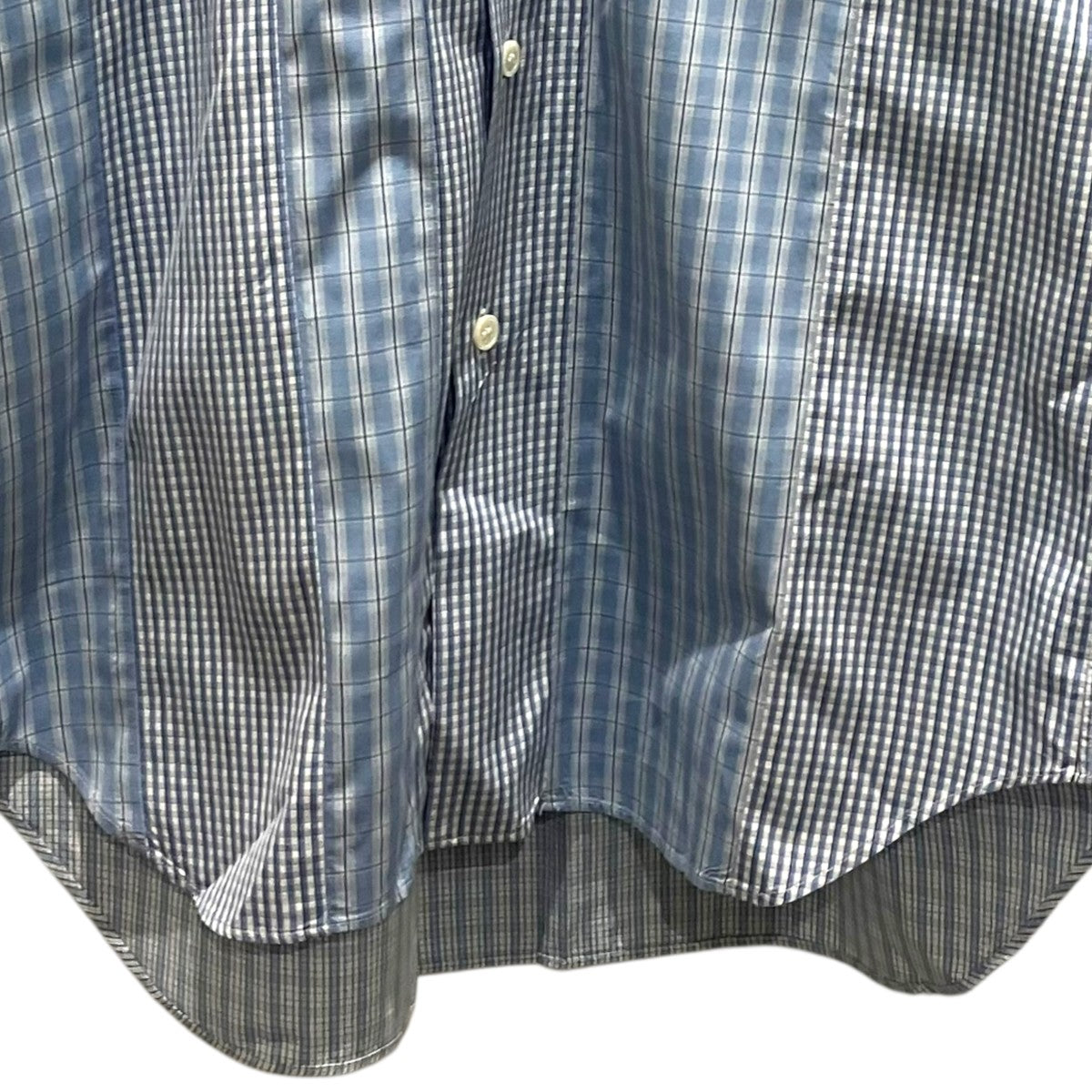 COMME des GARCONS HOMME DEUX 切替チェックシャツDP-B044 古着・中古-4枚目のアイテム画像