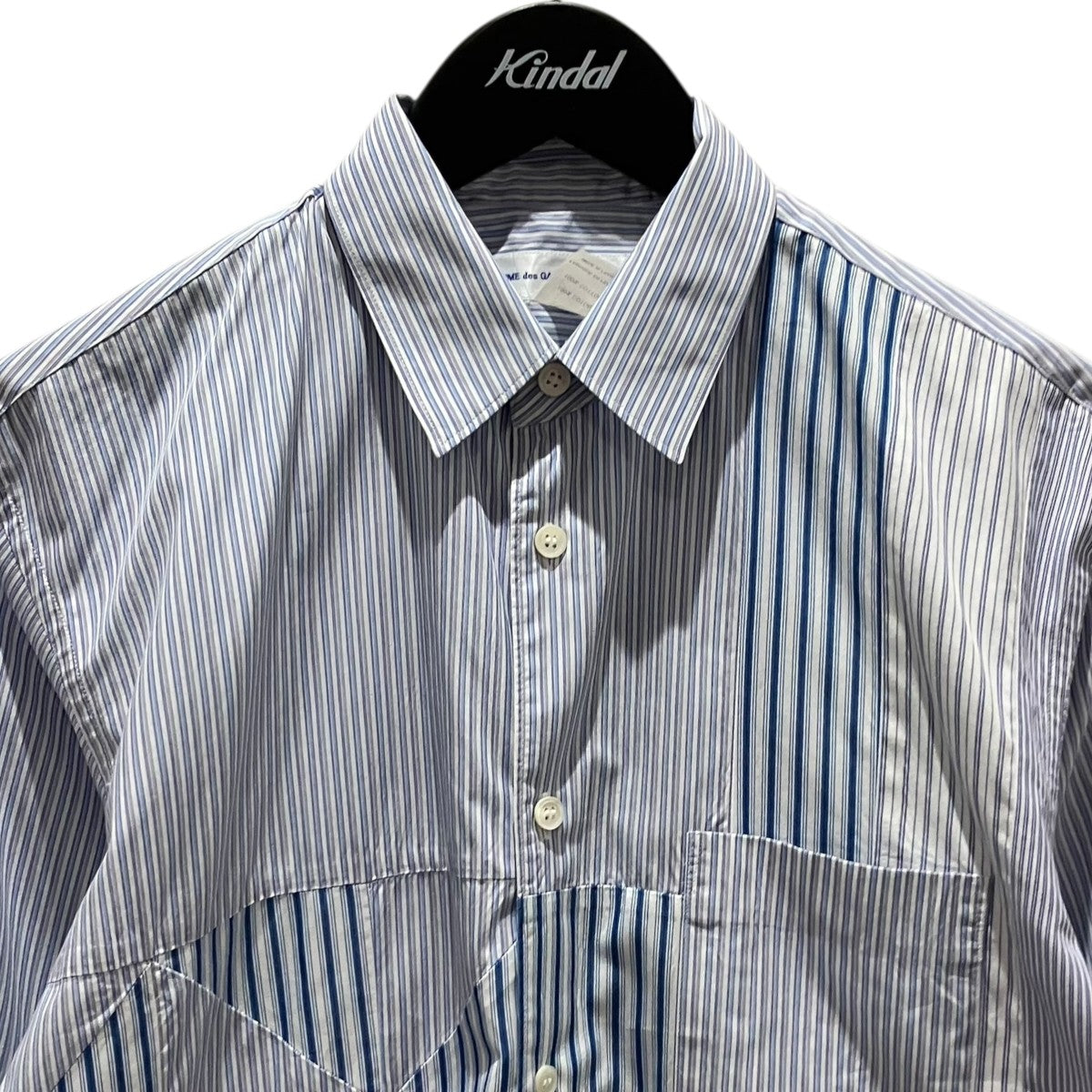 COMME des GARCONS SHIRT 切替ストライプシャツSH-O1 古着・中古-3枚目のアイテム画像
