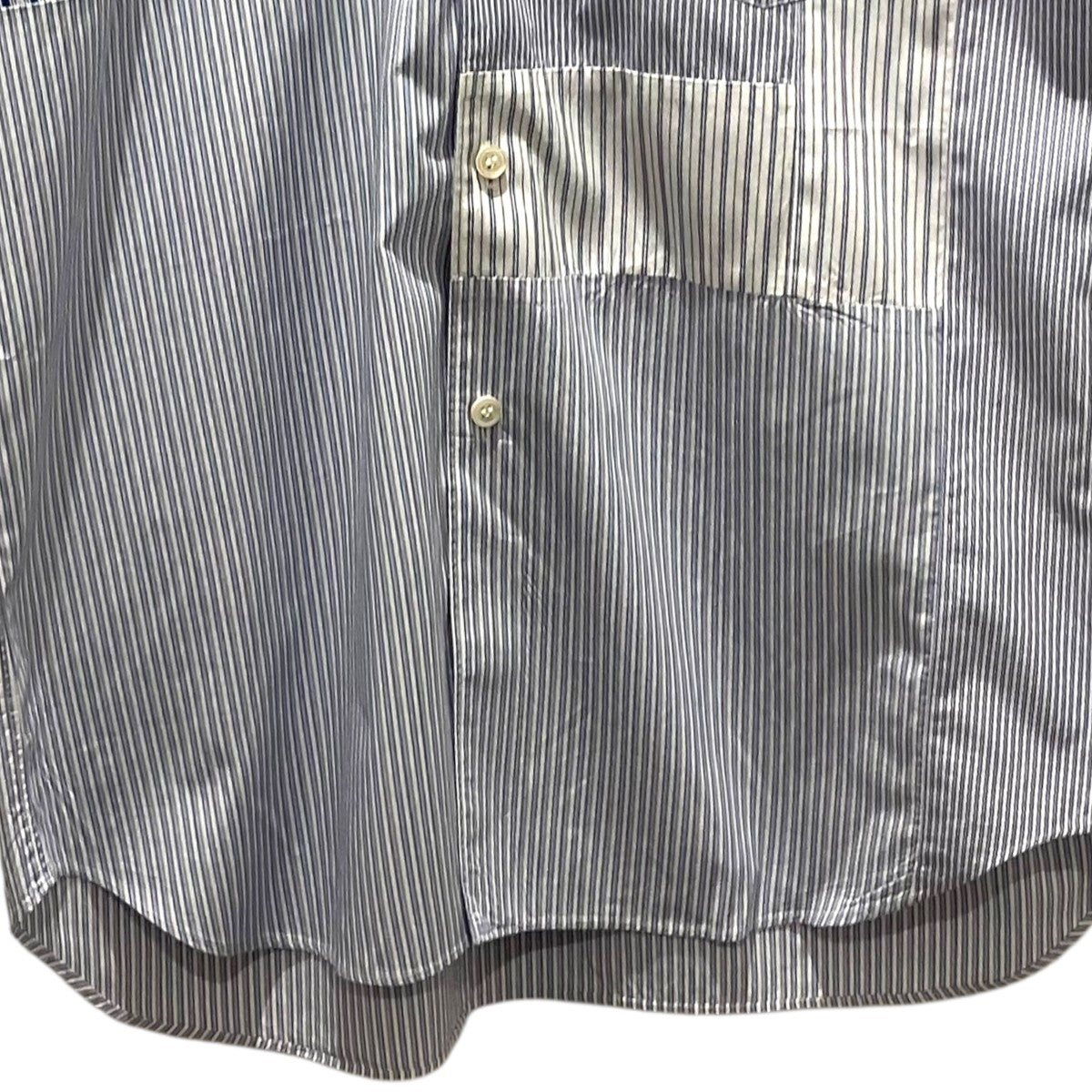 COMME des GARCONS SHIRT 切替ストライプシャツSH-O1 古着・中古-4枚目のアイテム画像
