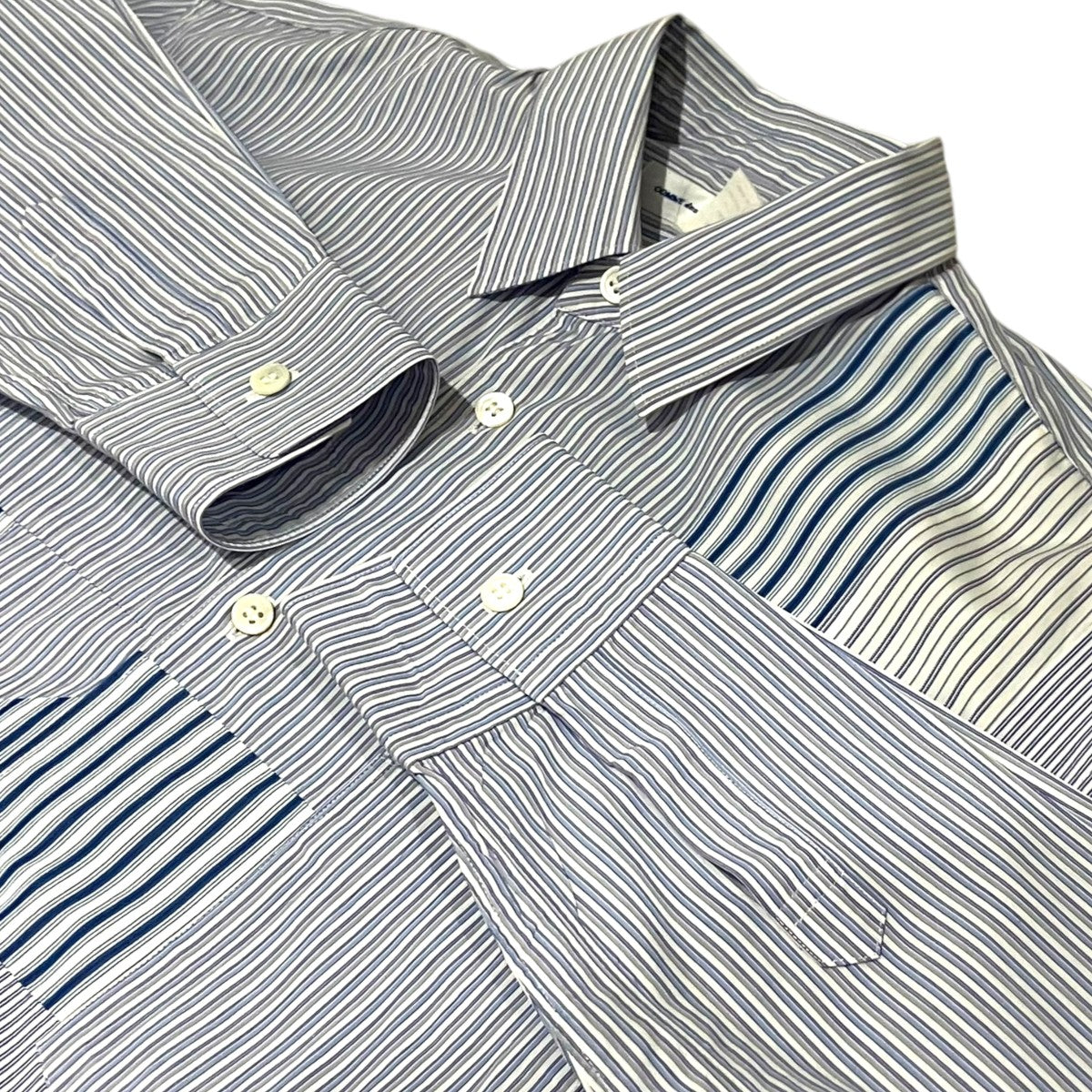 COMME des GARCONS SHIRT 切替ストライプシャツSH-O1 古着・中古-5枚目のアイテム画像