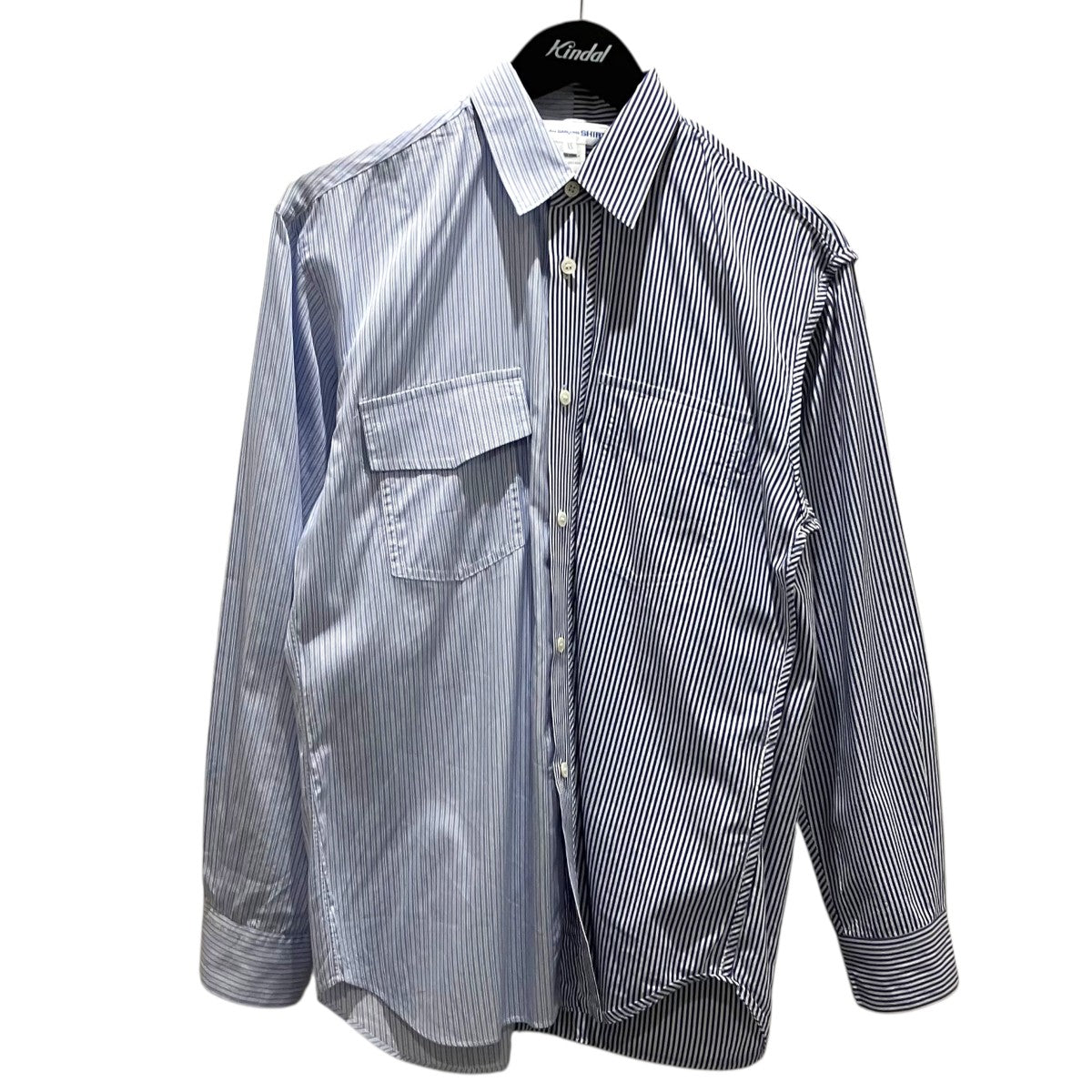 COMME des GARCONS SHIRT 切替チェックシャツW23071 古着・中古-1枚目のアイテム画像