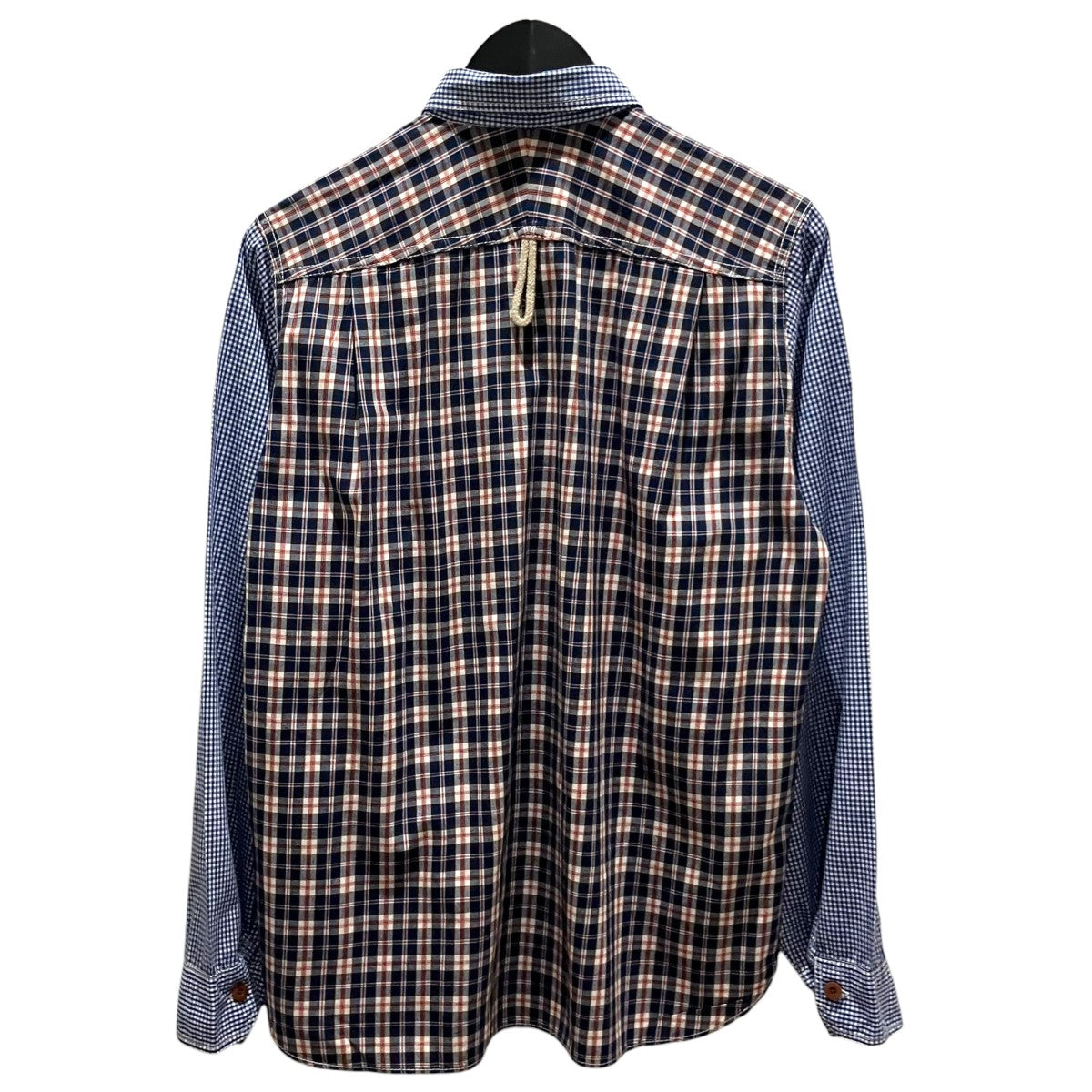 CDG JUNYA WATANABE MAN 切替ギンガムチェックシャツWI-B029 古着・中古-2枚目のアイテム画像