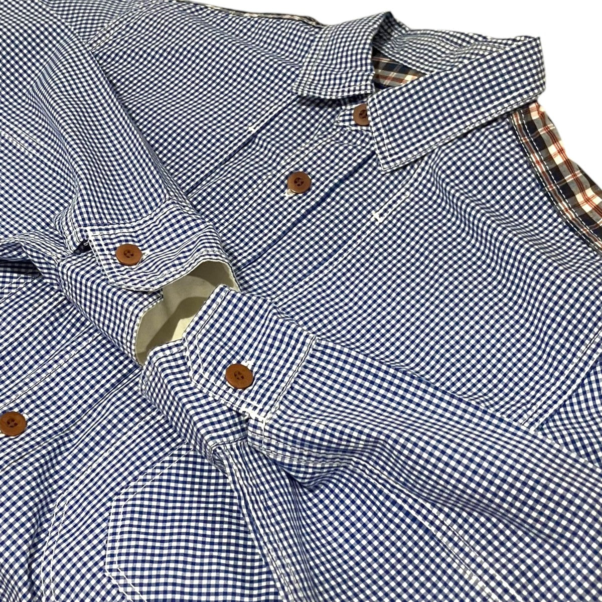 CDG JUNYA WATANABE MAN 切替ギンガムチェックシャツWI-B029 古着・中古-5枚目のアイテム画像