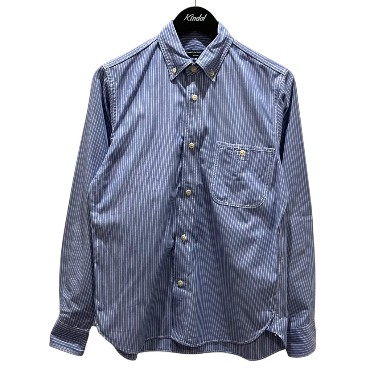 COMME des GARCONS HOMME ストライプシャツHP-B014 古着・中古-1枚目のアイテム画像