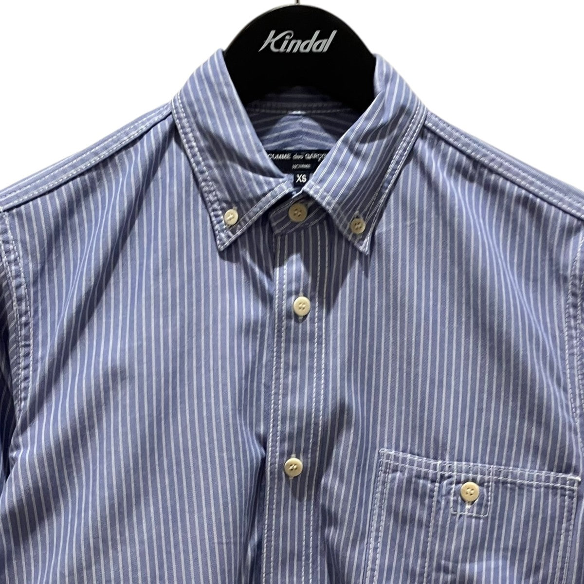 COMME des GARCONS HOMME ストライプシャツHP-B014 古着・中古-3枚目のアイテム画像