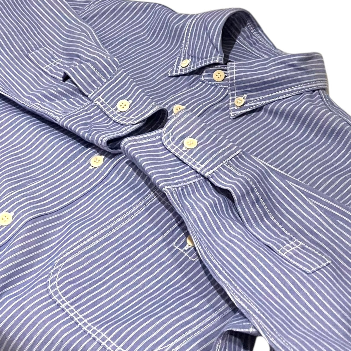COMME des GARCONS HOMME ストライプシャツHP-B014 古着・中古-5枚目のアイテム画像
