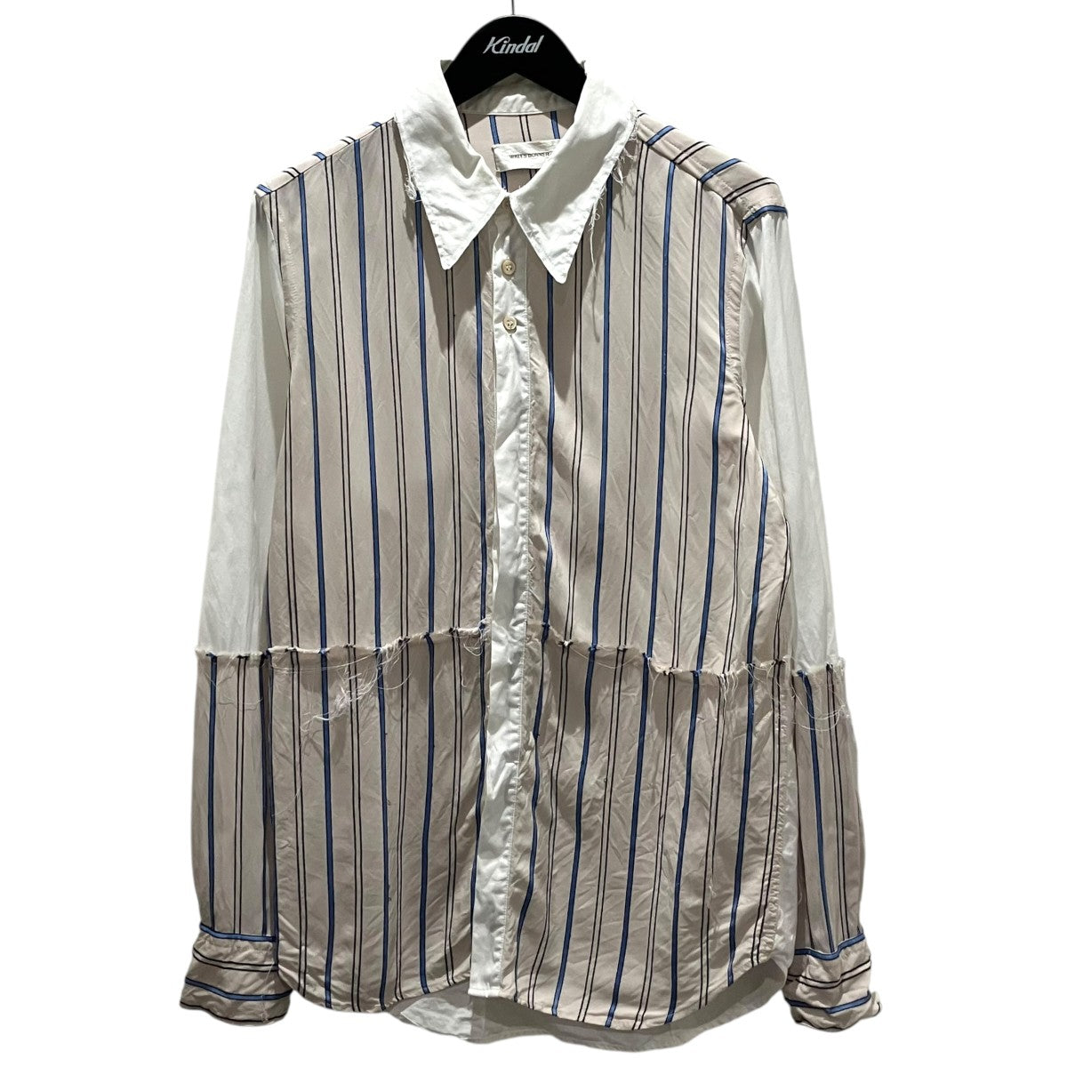 WALES BONNER 【LOVER’S ROCK SHIRT】長袖シャツMA20SH10 古着・中古-1枚目のアイテム画像