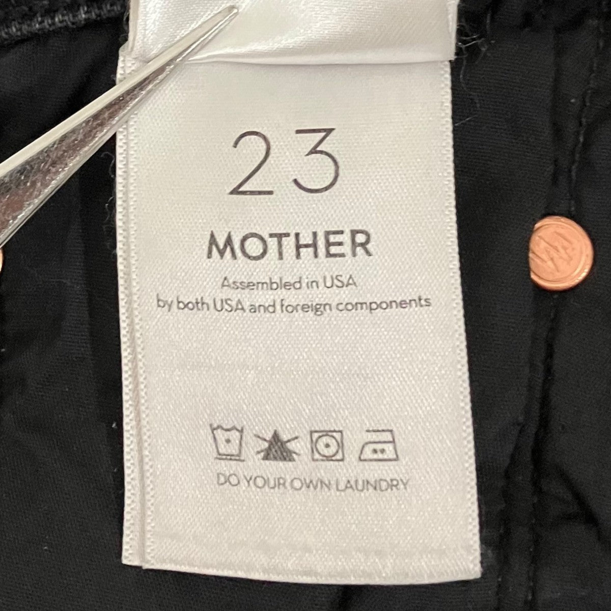 mother 【THE RANBLER ZIP ANKLE】ストレッチデニムパンツ10297-1611 古着・中古-6枚目のアイテム画像