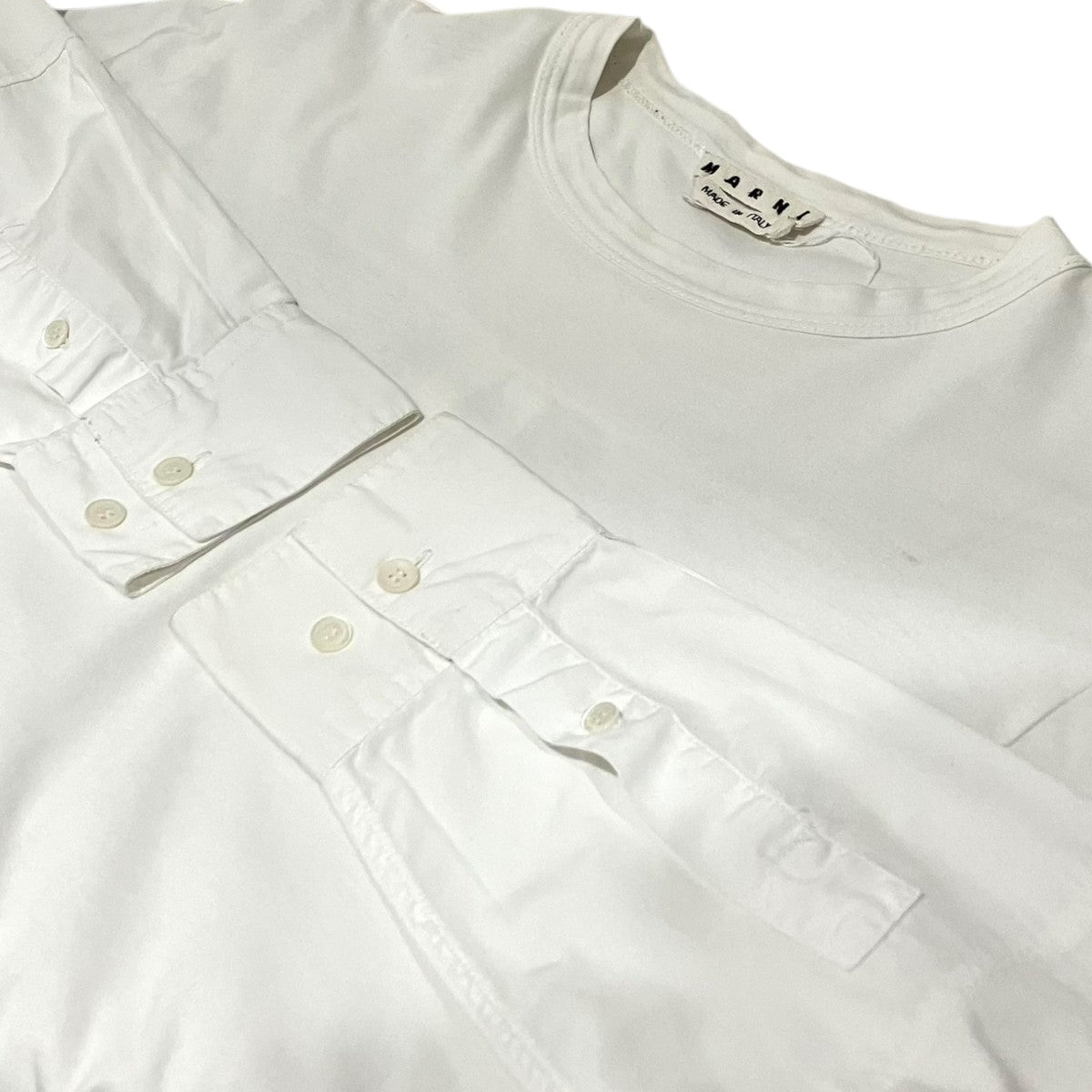 MARNI 19AWドッキングTシャツHUMU0097Q0 古着・中古-5枚目のアイテム画像