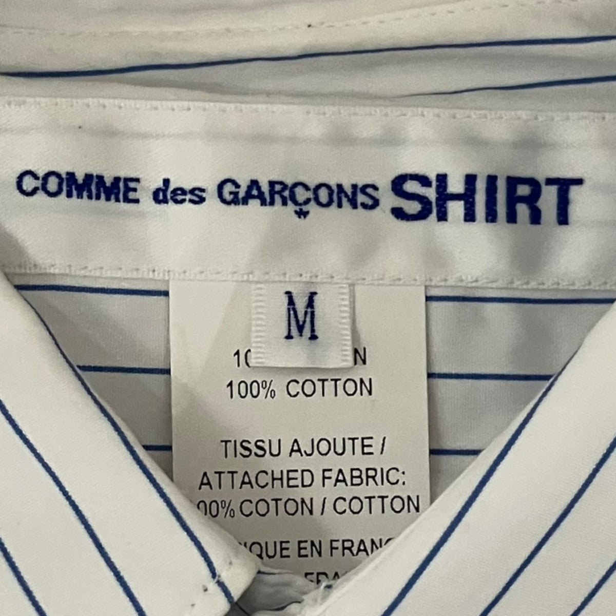 COMME des GARCONS SHIRT×Brett Westfall 23SS長袖シャツFK-B003 古着・中古-6枚目のアイテム画像