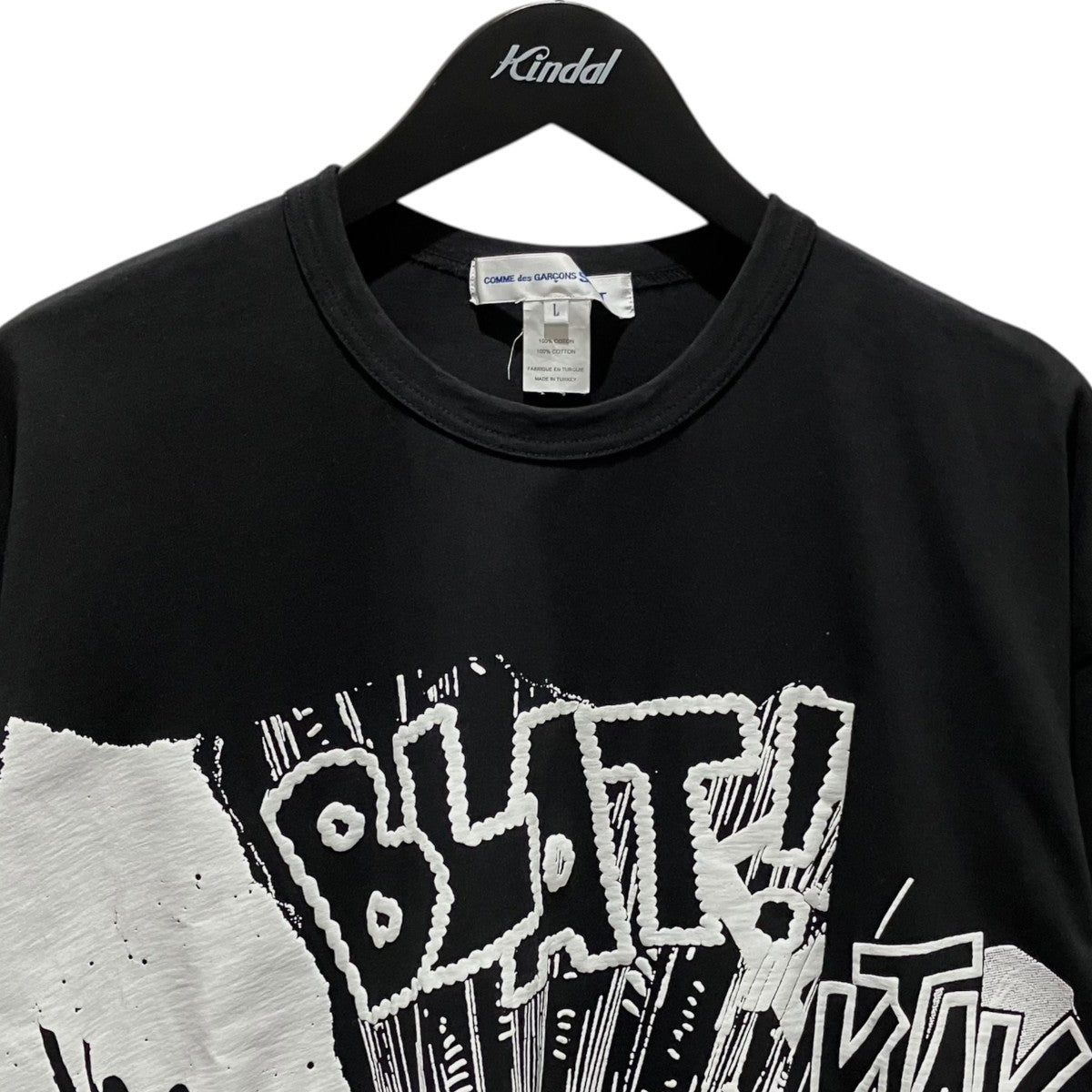 COMME des GARCONS SHIRT×Christian Marclay 22SS半袖TシャツFI-T005 古着・中古-3枚目のアイテム画像