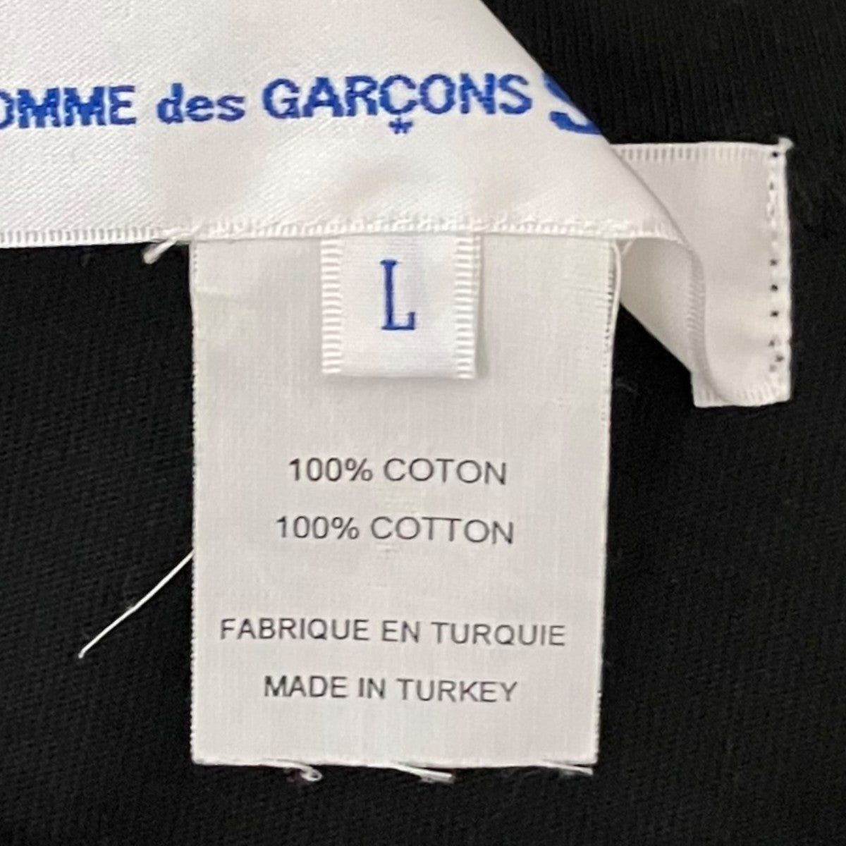 COMME des GARCONS SHIRT×Christian Marclay 22SS半袖TシャツFI-T005 古着・中古-6枚目のアイテム画像