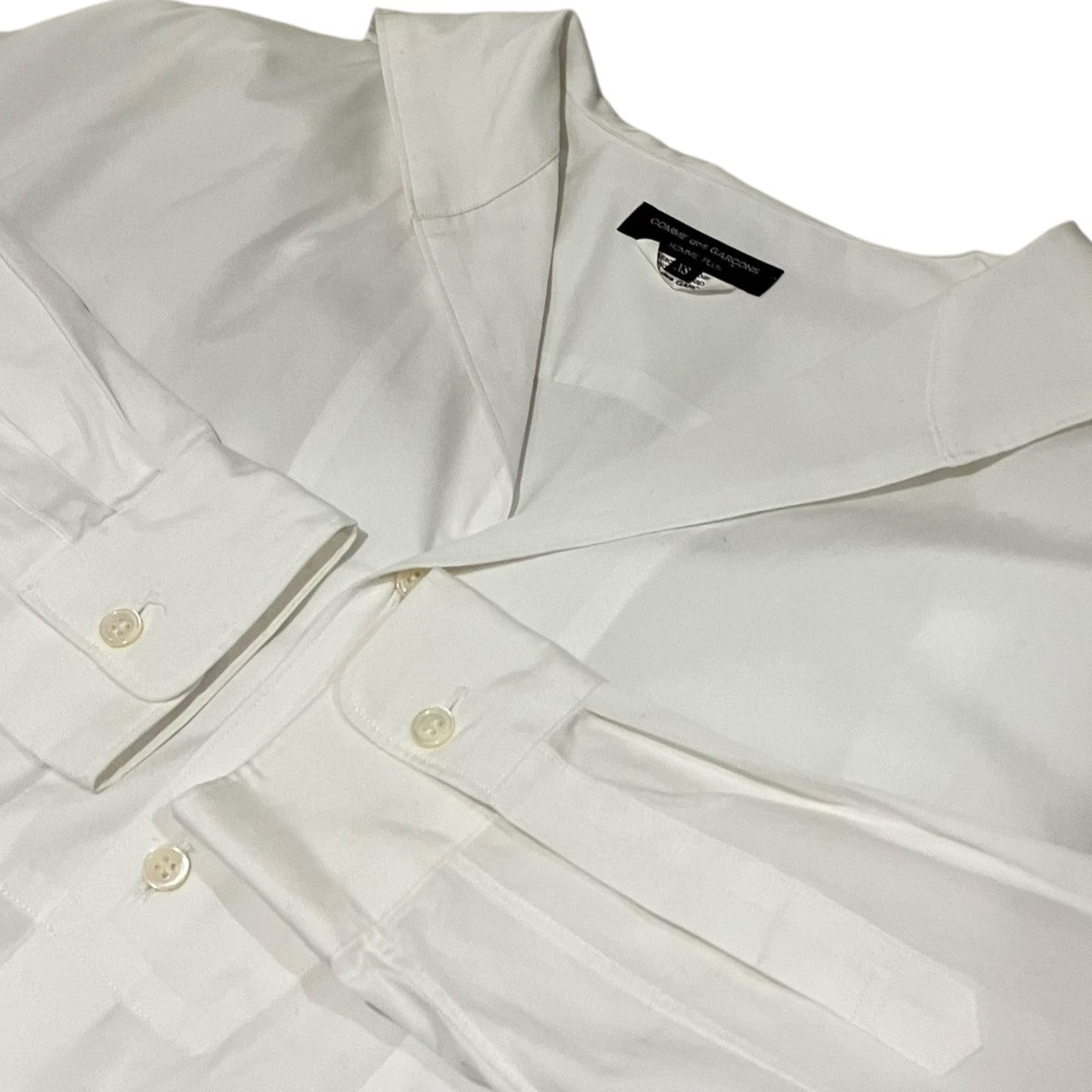 COMME des GARCONS HOMME PLUS 22SSセーラーカラーロングシャツPI-B028 古着・中古-5枚目のアイテム画像