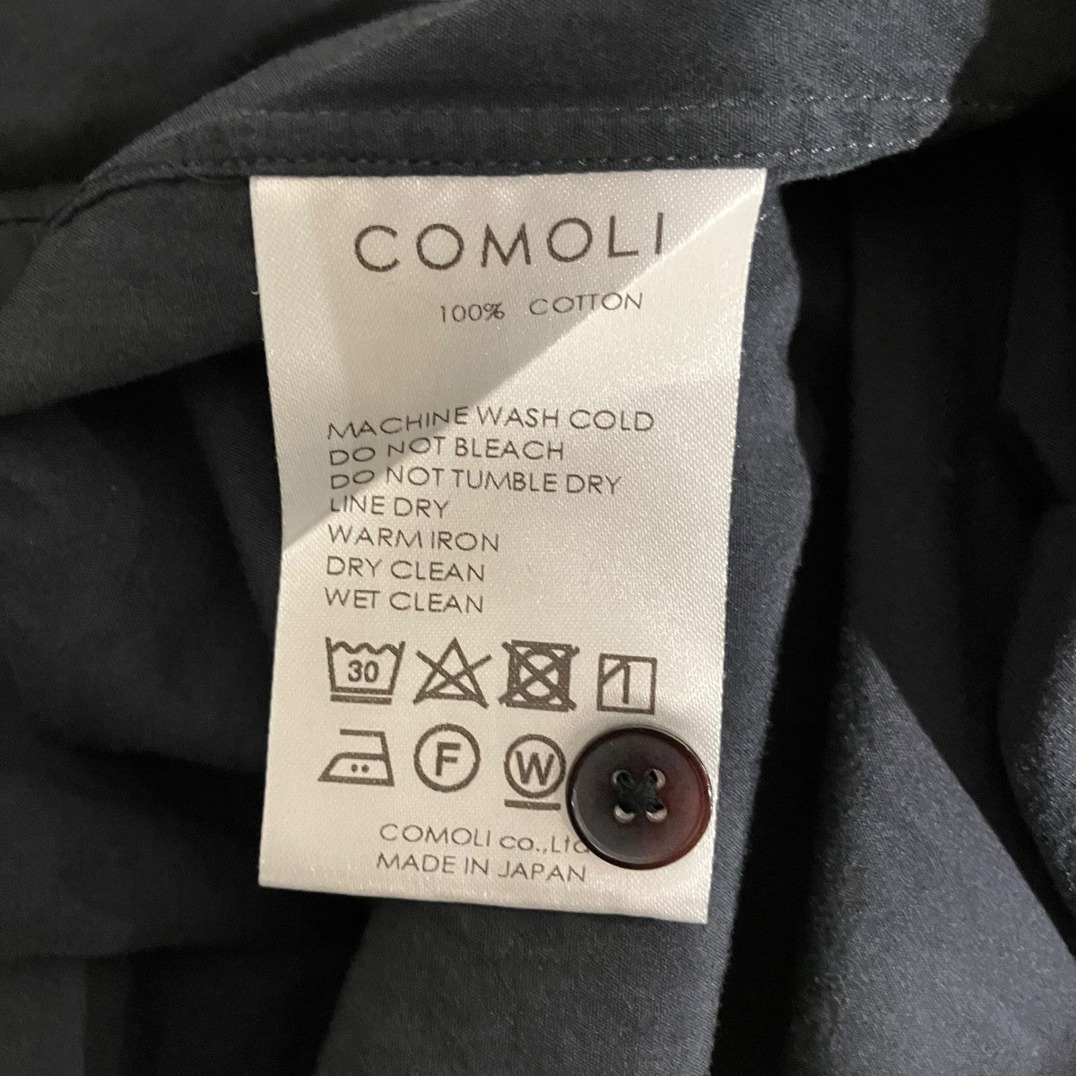 COMOLI(コモリ) コモリシャツB01-02001 B01-02001 ネイビー サイズ 2