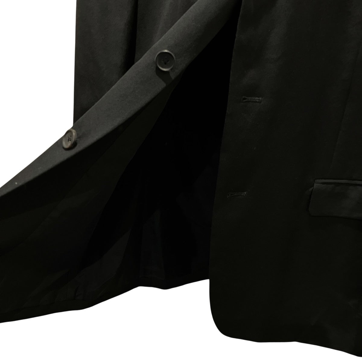 YOHJI YAMAMOTO COSTUME D’HOMME 20AWウールギャバジン3BテーラードジャケットHR-J80-150-2A 古着・中古-4枚目のアイテム画像