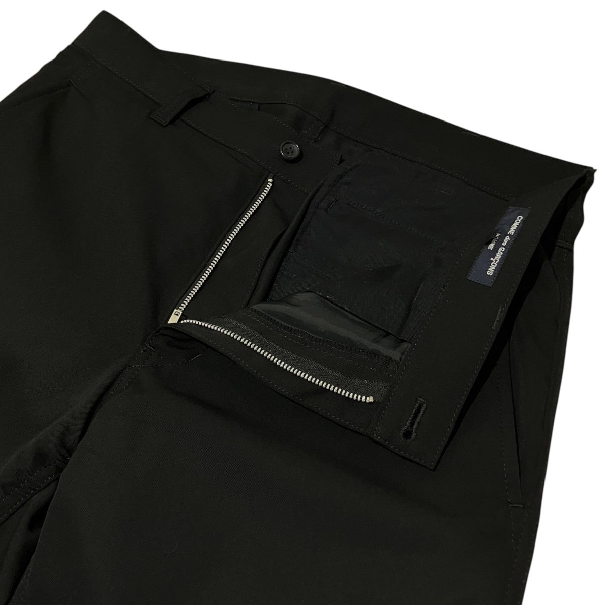 COMME des GARCONS HOMME ウールギャバパイピングスラックスHL-P101 古着・中古-5枚目のアイテム画像